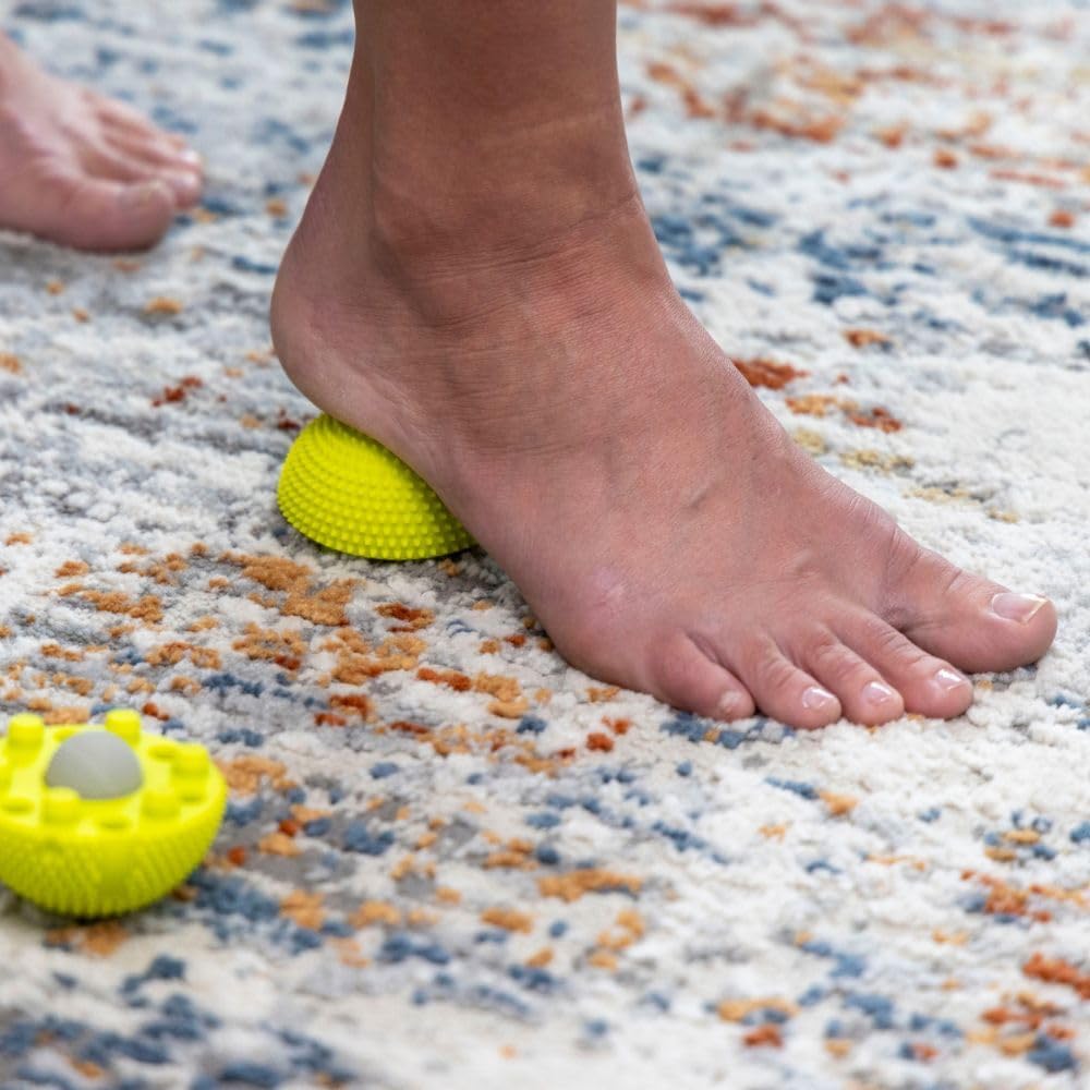 NABOSO Original Neuro Ball - Neuroscience-Based Textured Foot Massage Ball, Professional Myofascial Release Tool for Plantar Fasciitis Relief and Recovery