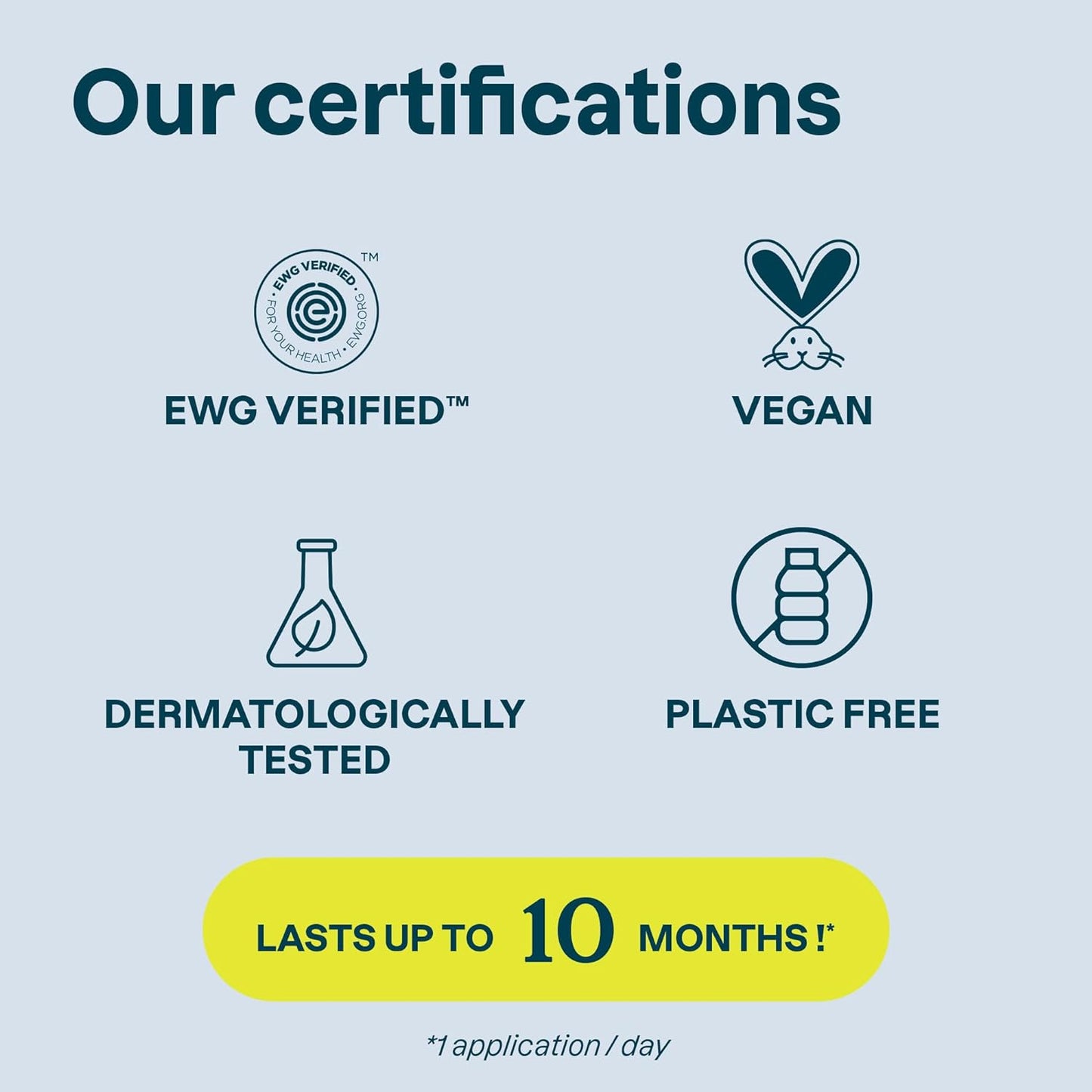 ATTITUDE Baking Soda Free Deodorant for Sensitive Skin with Oatmeal and Avocado Oil, EWG Verified, Aluminum Free, Plastic-Free, 3 Ounces