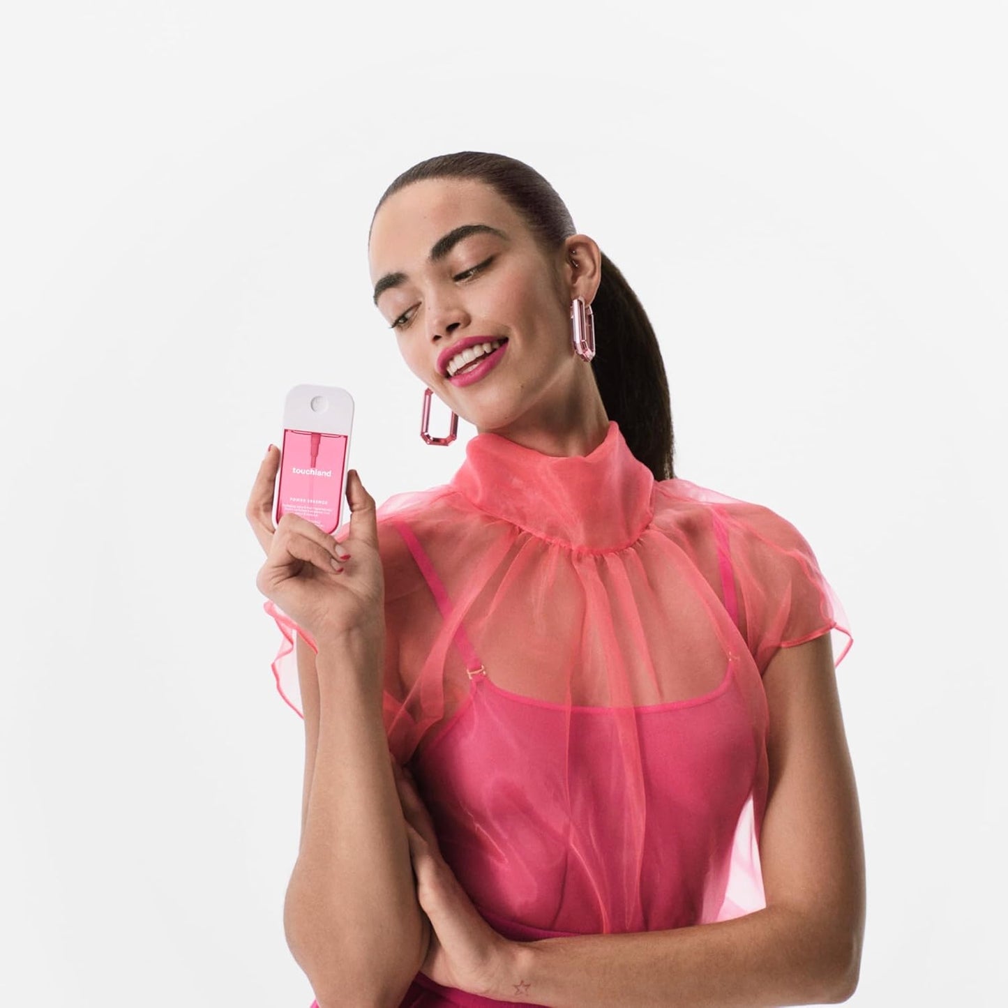 Touchland Power Essence Hydrating Body & Hair Fragrance, Lush Tropicale, 2 FL. OZ. Travel Size Body Mist