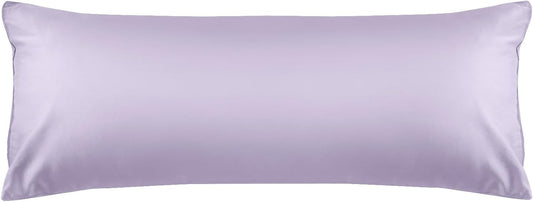 Warmstar Cotton Body Pillow Cover 1 Pack, 600 Thread Count Body Pillow case 20"x54", Long Body Pillow Case Cover Soft Breathable with Envelope Closure,Lavender