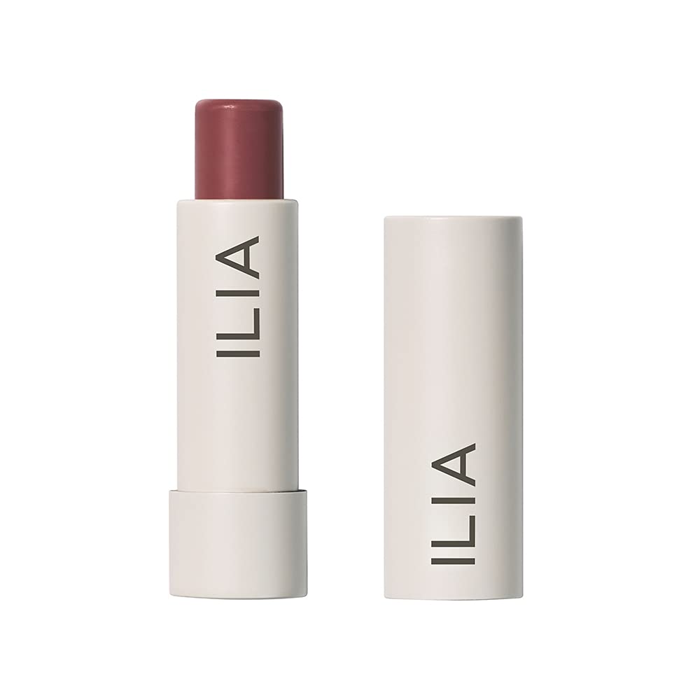 ILIA - Balmy Tint Hydrating Lip Balm | Buildable Lip Color + Soft Shine | Nourish + Moisturize with Shea Butter & Rosehip Seed Oil | Vegan, Clean, Cruelty-Free Makeup (Memoir, 0.15 oz | 4.4 g)