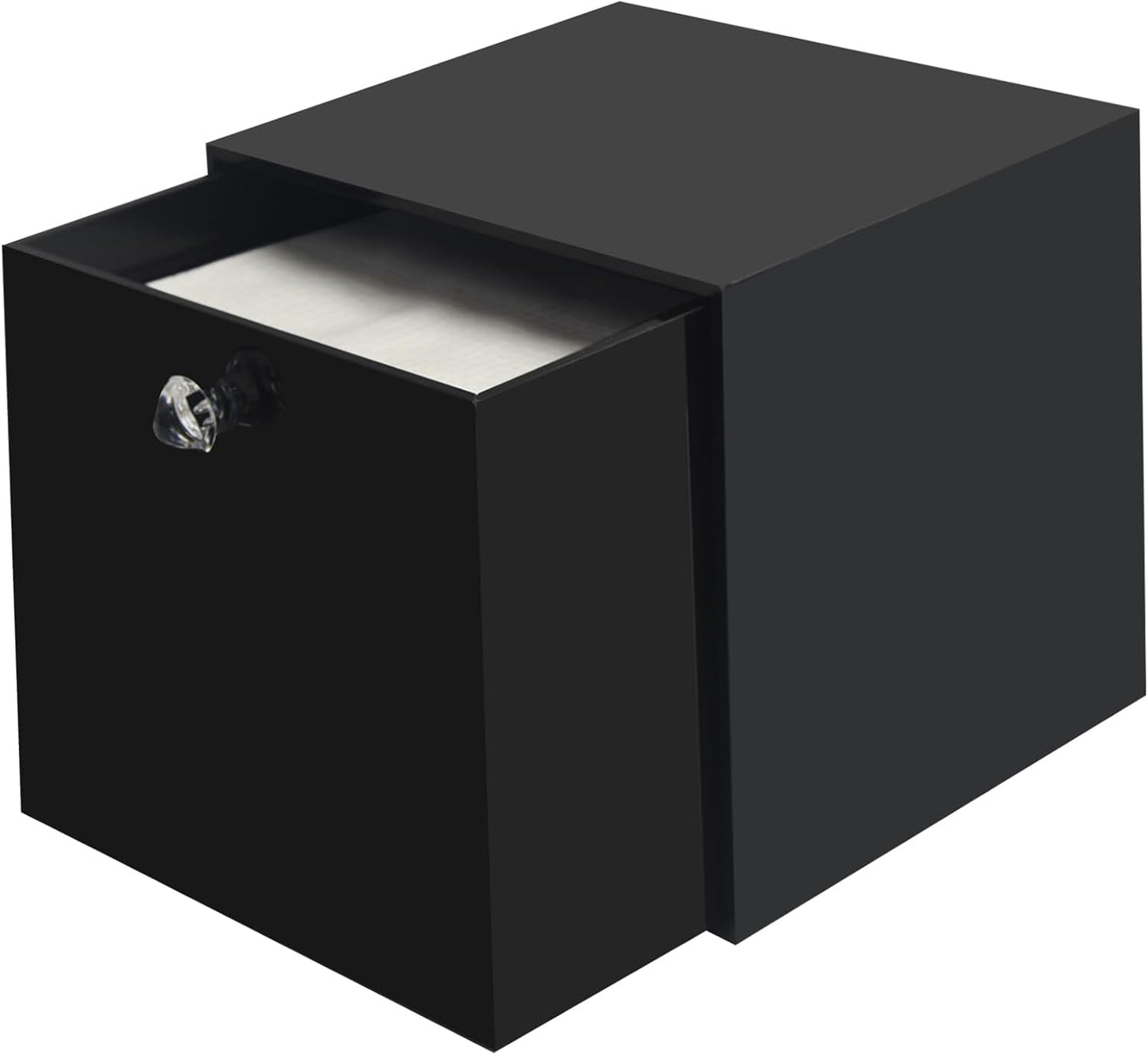 Face Towel Holder Compatible with XL, Disposable Face Towel Container Box, Black