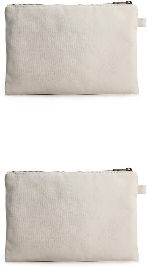 Zipper Pouch Storage Bag Simple and Stylish Women's Cosmetic and Travel Bag (Beige-basic-2)