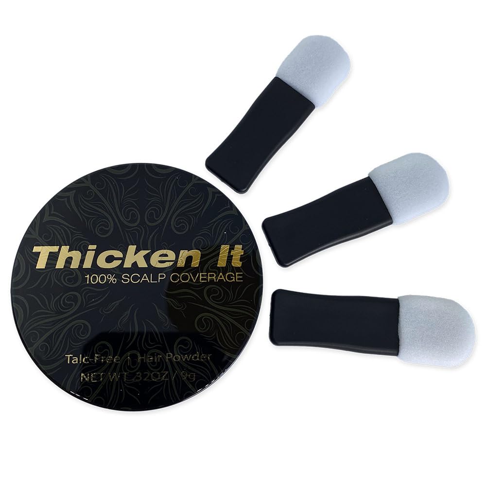 Thicken It 100% Scalp Coverage Powder Applicator Refill - 3pk