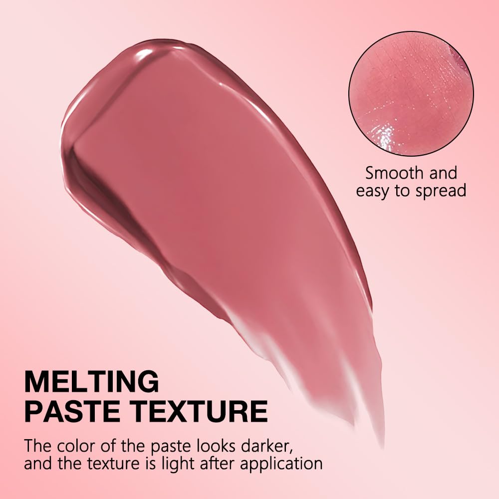 2Pcs Pink Cherry Nude Tinted Honey Lip Balm, Sheer Hydrating Moisturizing Lipstick for All Skin Type, Natural Pink Cherry Lip Tint Balm Moisturizing Nourishing Lipstick Long Lasting Waterproof