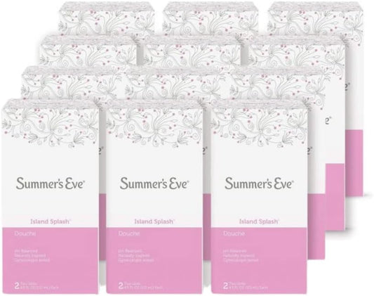 Summer's Eve Douche, Island Splash, 2 Units, 4.5 oz Each (Pack of 12)