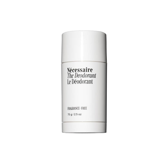 Nécessaire The Deodorant Fragrance-Free | Natural Aluminum Free Deodorant For Women & Men. Extra Strength Treatment with Mandelic Acid. Free of Baking Soda, Ozokerite & Parabens (75 g/2.5 oz)