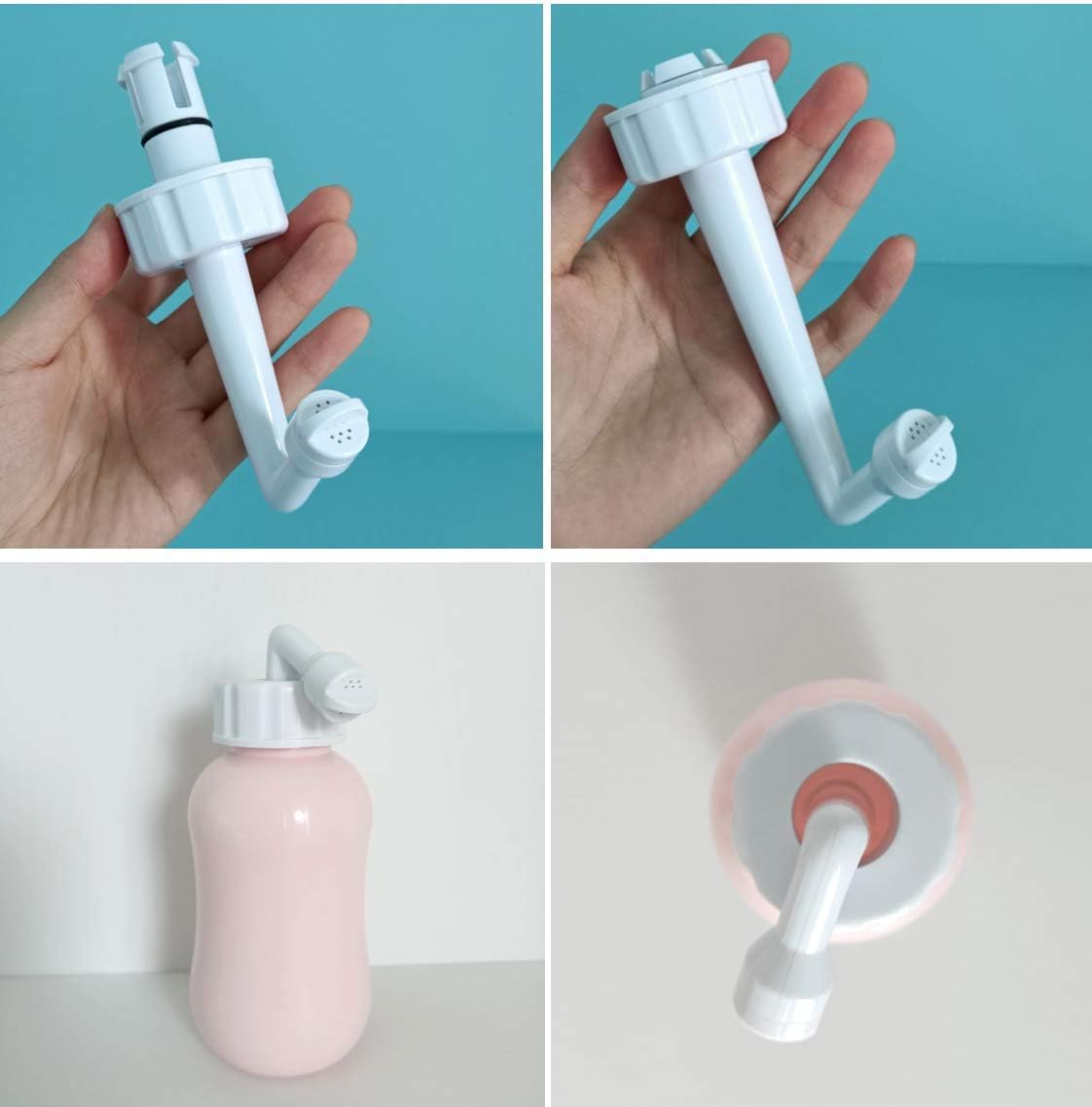 Bottle - Portable Bidet Postpartum Care Water Squeeze Spray for Pain Relief Tears Hemorrhoids After Birth + Period Care Menstrual Cup Buddy 300 ml (10 oz)