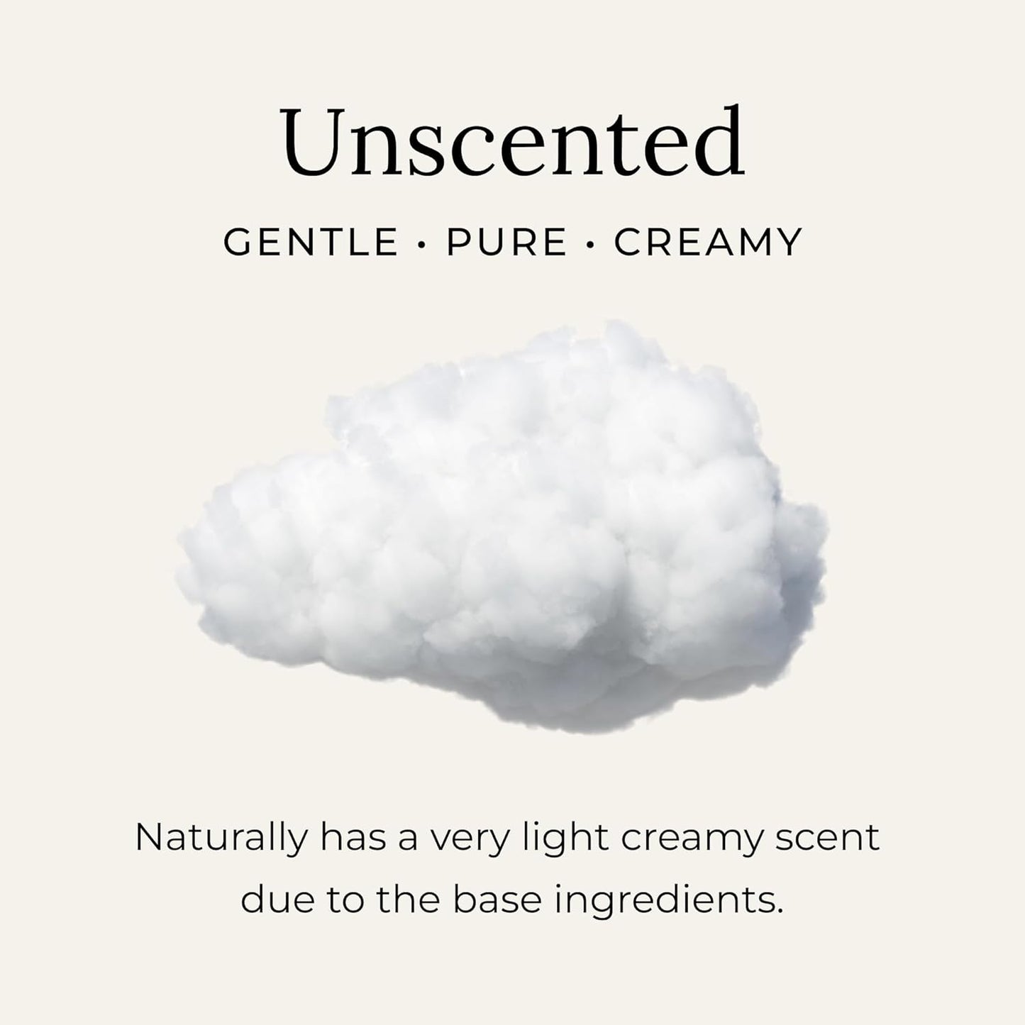 Little Seed Farm All Natural Deodorant Cream - Unscented - Aluminum Free Deodorant for Women or Men, Net Wt. 2.4oz | 68g