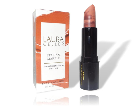 LAURA GELLER NEW YORK Italian Marble Sheer Lipstick - Honey Bun - Hydrating & Lightweight - Vitamin E & Caster Seed Oil - Cream Finish