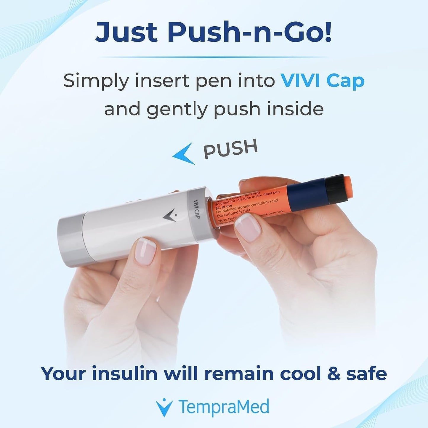 Insulin & Ozempic Cooler Travel Case - TSA Approved - Small Diabetic Medical Travel Case Pen Cooler Insulin Protector Works 24/7/365 No Freezing Or Refrigeration - for All Insulin Pen Models