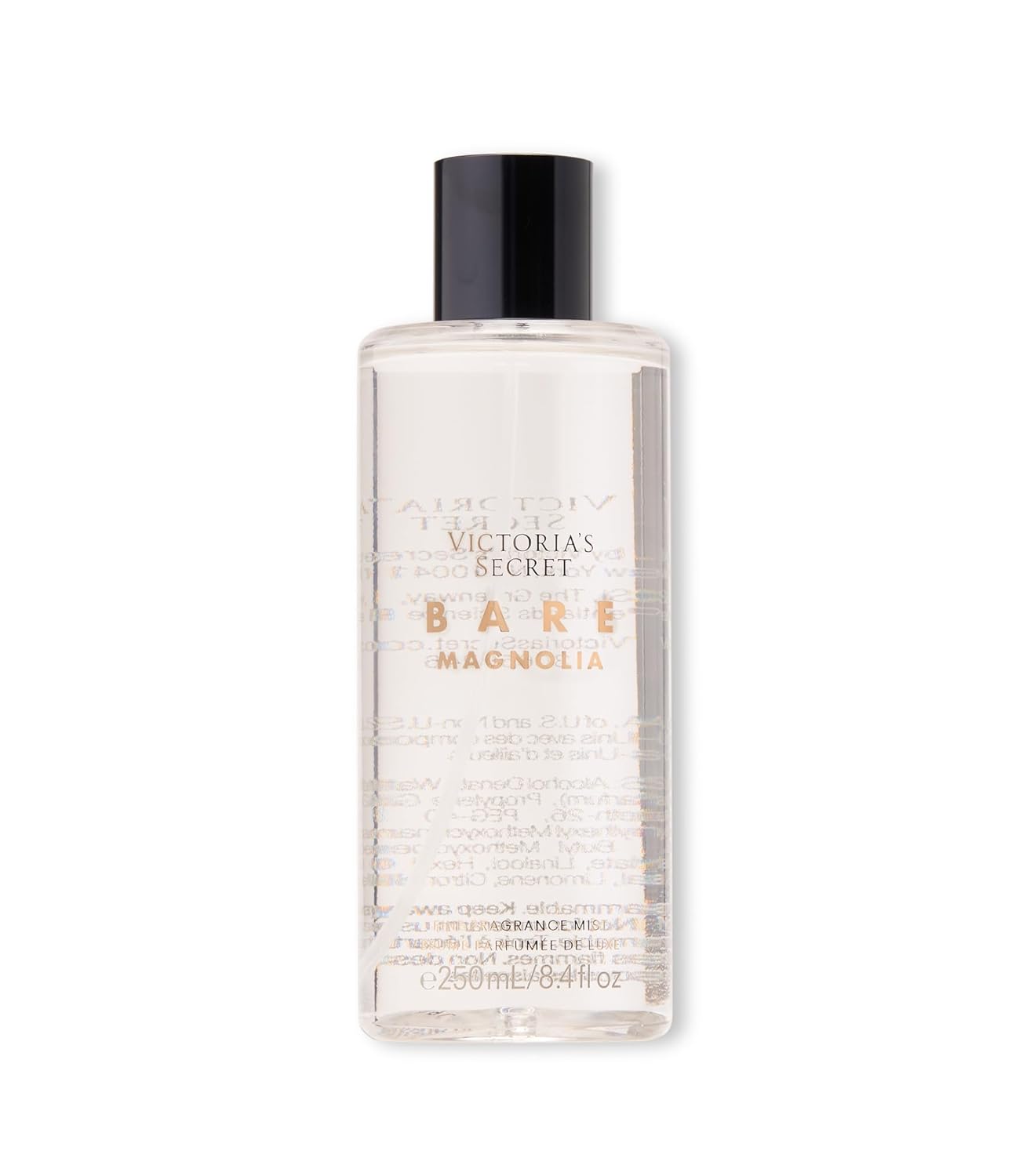 Victoria's Secret Bare Magnolia Fragrance Mist, Notes of Orange Flower, Wood & Vanilla Musk, Body Spray for Women (8.4 oz)