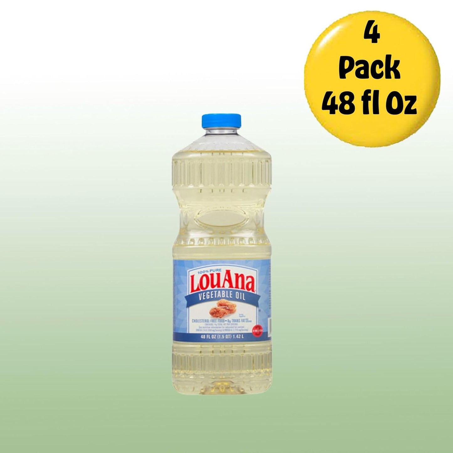 Vegetable Oil 48 fl oz Plastic Bottles 4 Pack