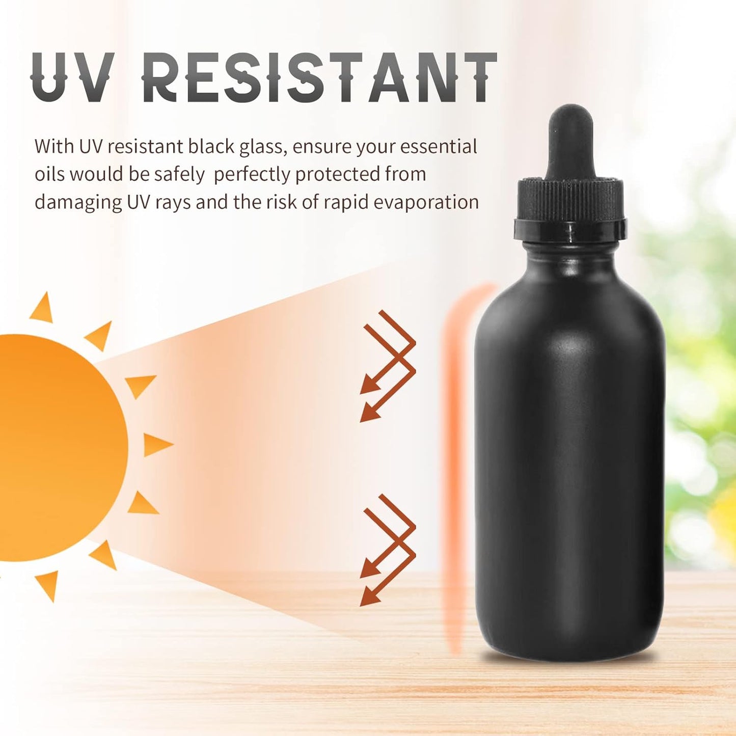 24 Pack Frosted Black Dropper Bottles, 2oz/60ml Glass Tincture Bottles with Measured Eye Dropper, Leak Proof Travel Bottles for Essential Oils/Chemistry Lab Chemicals/Colognes & Perfumes