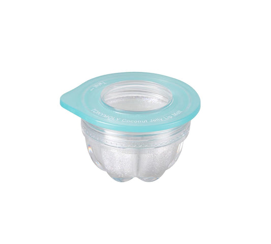 TONYMOLY Jelly Lip Melt Coconut – Limited Edition Hydrating & Moisturizing Lip Balm with Glitter, Nourishing Jelly Formula, Non-Sticky Gloss, 0.31 oz