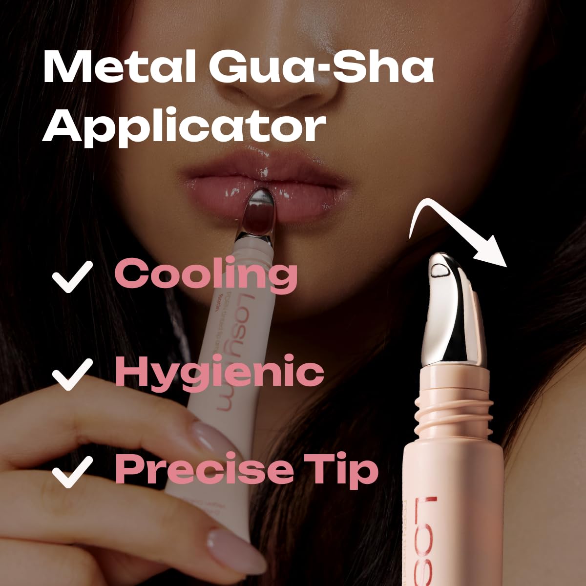 PDRN Tinted Lip Serum – High Gloss Ultra Hydrating Natural Glow, Non-Sticky Volumizing Color Glaze with Long-Lasting Shine, Nourishing Moisturizing Repair for Chapped Lips (0.34 oz) (island)