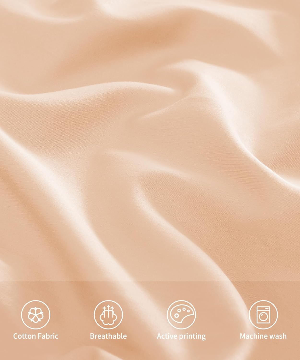 Warmstar Cotton Pillow Cases King Size Set of 2, 600 Thread Count Pillowcases 20x36 Inches, Soft Long Staple Cotton Pillowcases Breathable with Envelope Closure,Champagne