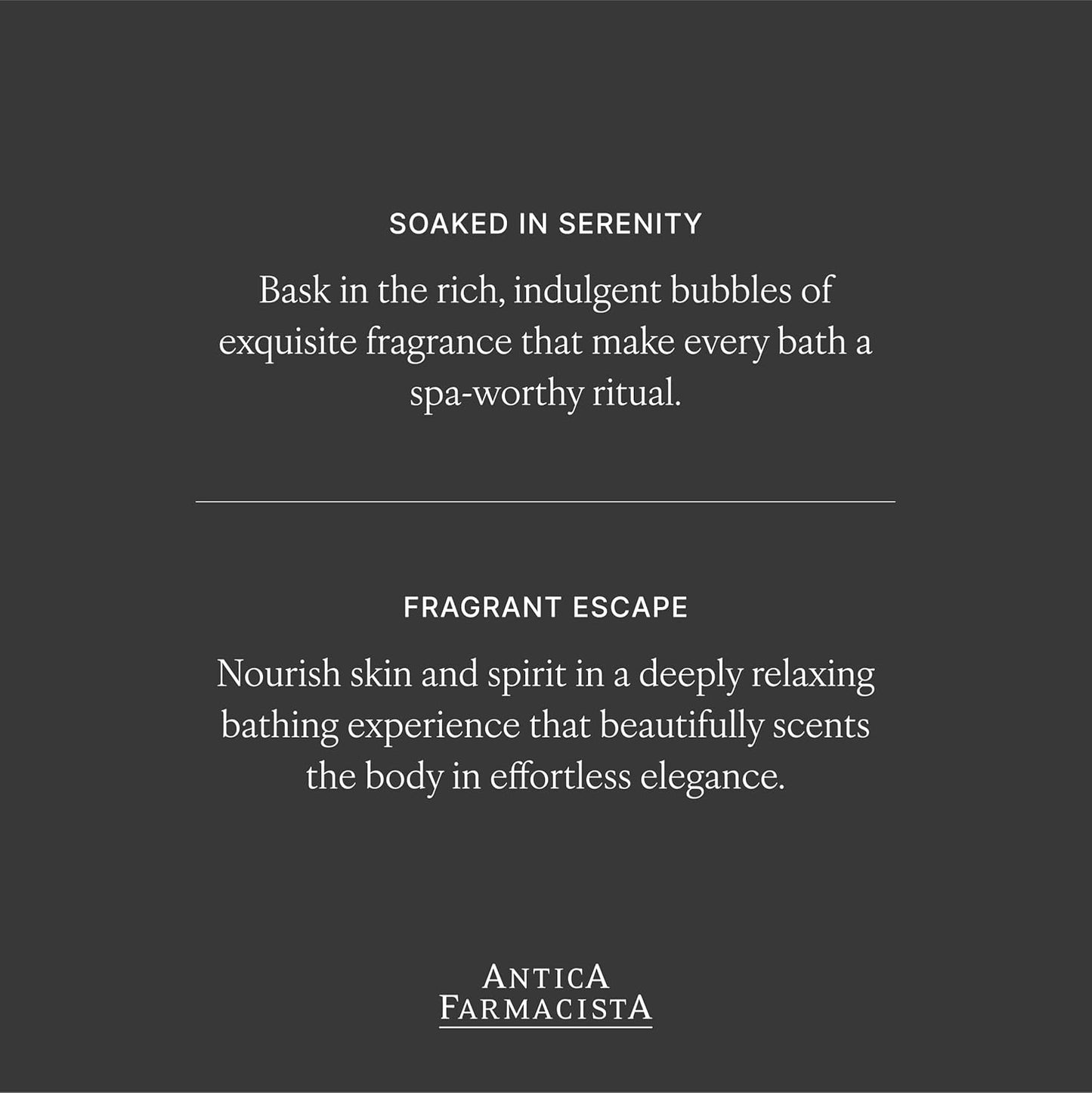 Antica Farmacista Warm White Bubble Bath, 16 Fl Oz