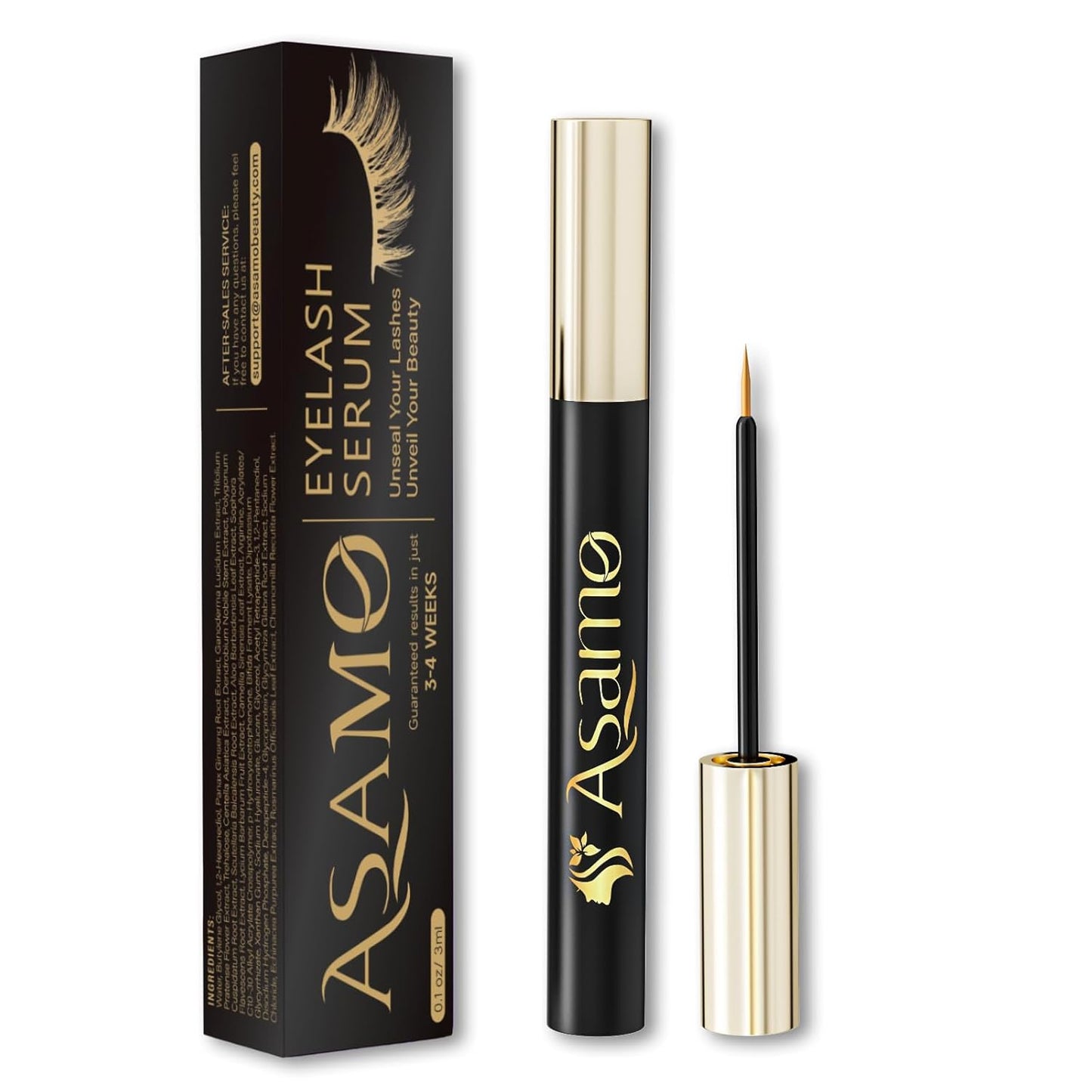 Eyelash Growth Serum – 15 Plant Extracts for Longer Lashes, Natural Beauty Enhancement,eye lash serum growth