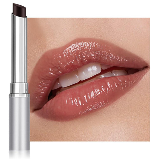 Black Cherry Nude Tinted Honey Lip Balm, Sheer Hydrating Moisturizing Lipstick for All Skin Type, Natural Black Cherry Lip Tint Balm Moisturizing Nourishing Lipstick Long Lasting Waterproof