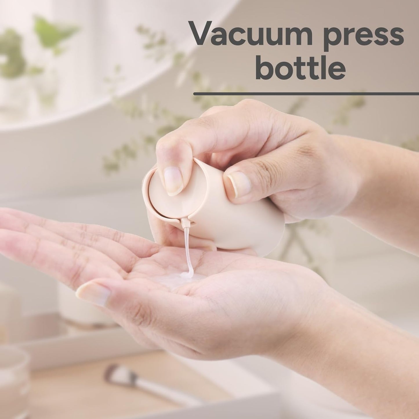 1 oz Airless Pump Bottles, Travel Lotion Container, Skincare Containers for Moisturizer(Plastic, Multicolor, 3Pcs)