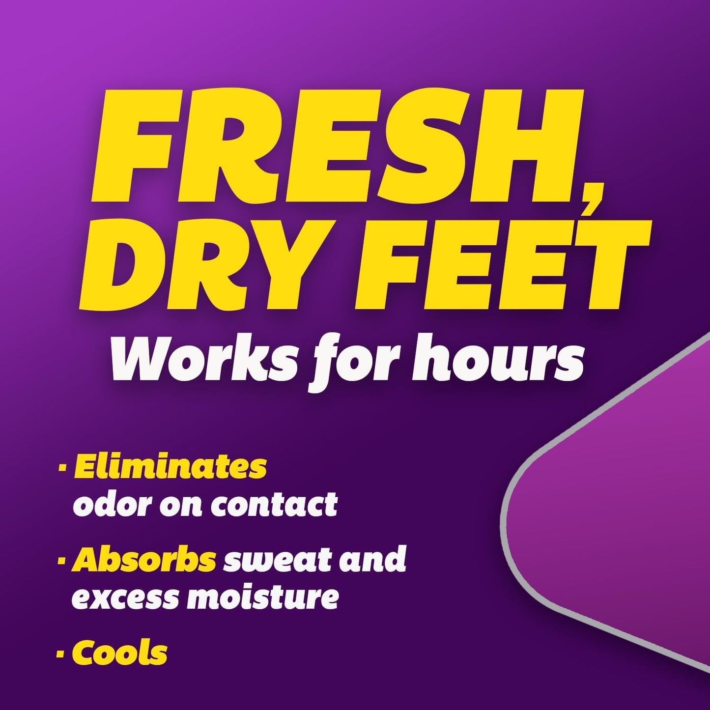 SILKA Odor Fighting Foot Powder & Shoe Deodorizer with Corn Starch Powder, Talc & Cooling Beads for Lasting Freshness, Absorbs Sweat & Excess Moisture, 6 Oz (PACK OF 2)