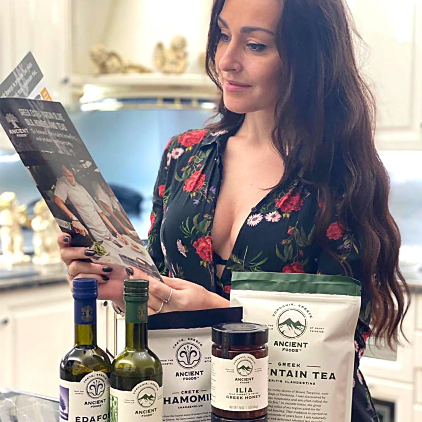 Ancient Foods Keros Greek Organic Extra Virgin Olive Oil – Fresh, Cold Pressed Olive Oil from Greece, High Phenolic 1000 Year Old Trees (0.5L)