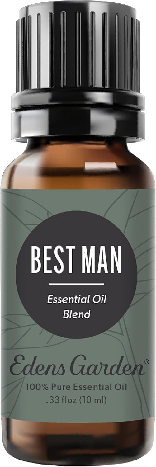 Edens Garden Best Man Essential Oil Blend- 100% Pure Premium Grade, Undiluted, Natural, Therapeutic, Aromatherapy, The Best for Diffusing, Skin, Candle, Humidifiers 10 ml (.33 fl oz)