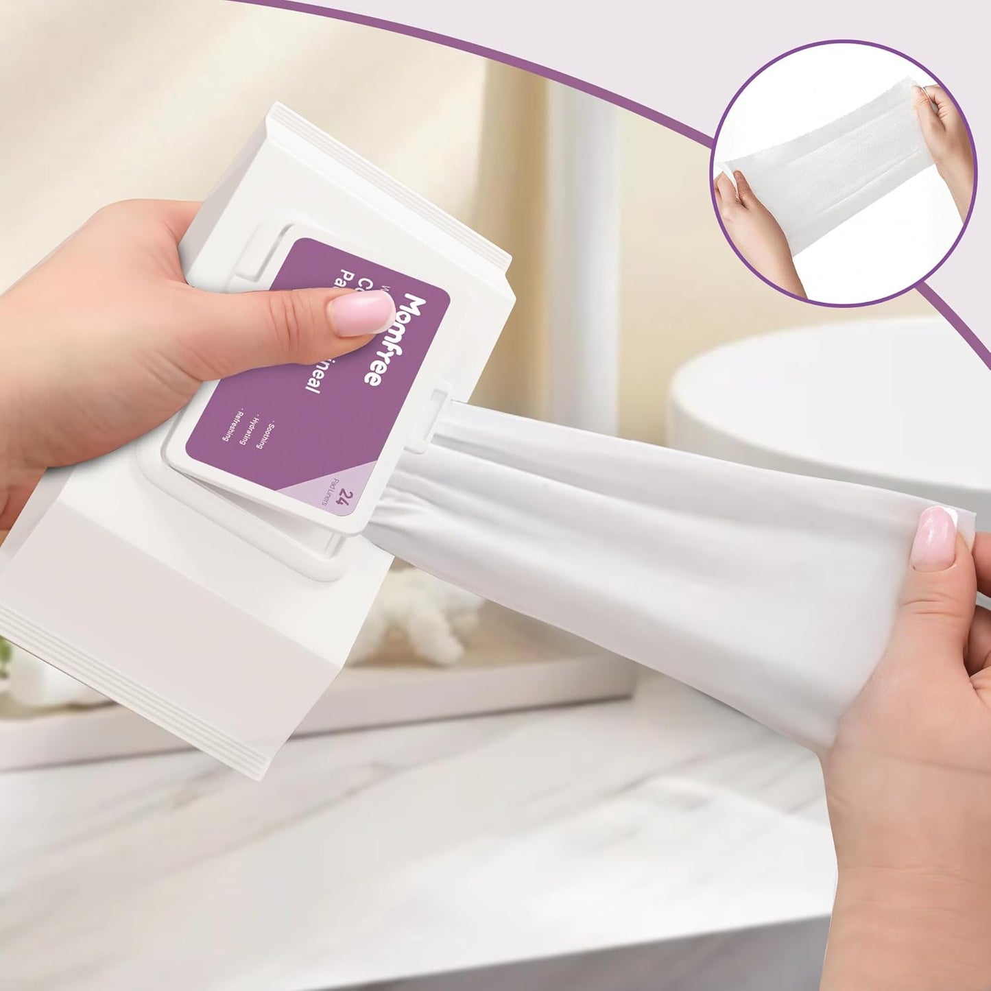 Postpartum Essentials Recovery Kit: Labor Delivery Post Partum 7 Pack Recovery Mom Care Set - Upside Down Peri Bottle | XL Disposable Underwear | Soothing Pads | Perineal Healing Foam | Canvas Bag