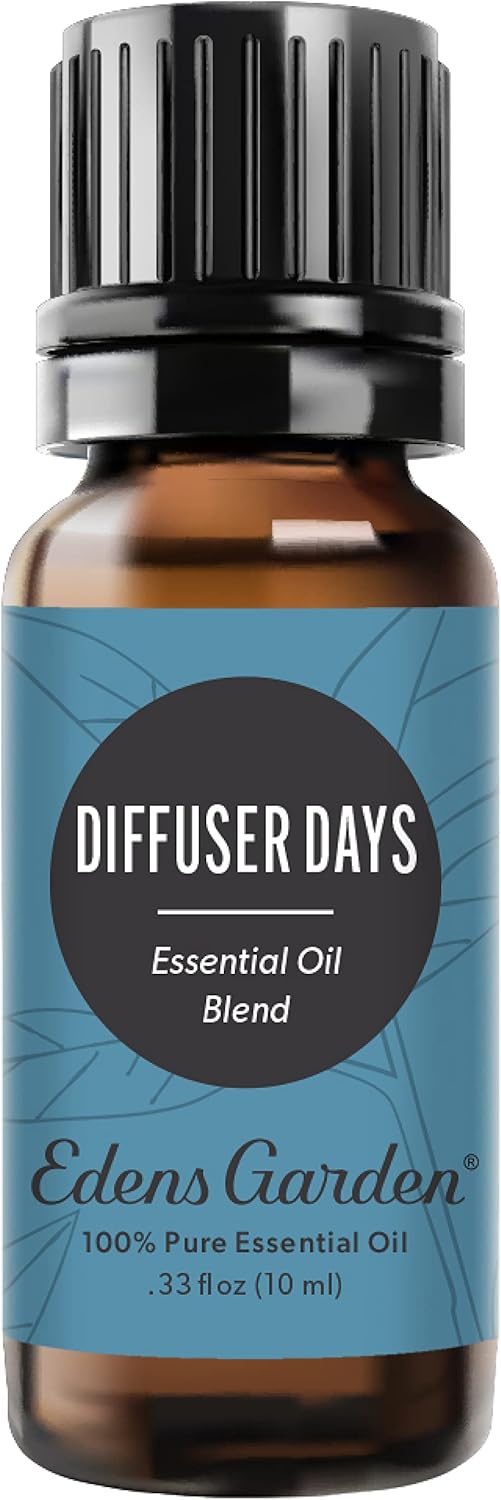 Edens Garden Diffuser Days Essential Oil Blend- 100% Pure Premium Grade, Undiluted, Natural, Therapeutic, Aromatherapy, The Best for Diffusing, Candle, Laundry, Humidifiers 10 ml (.33 fl oz)