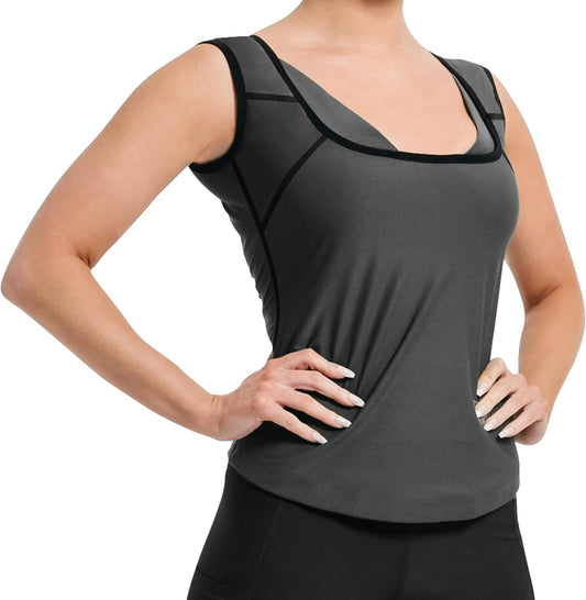 RDX Women’s Sauna Vest Heat Trapping Sweat Waist Trainer - Reach Oeko TEX 100 Certified Body Shaper