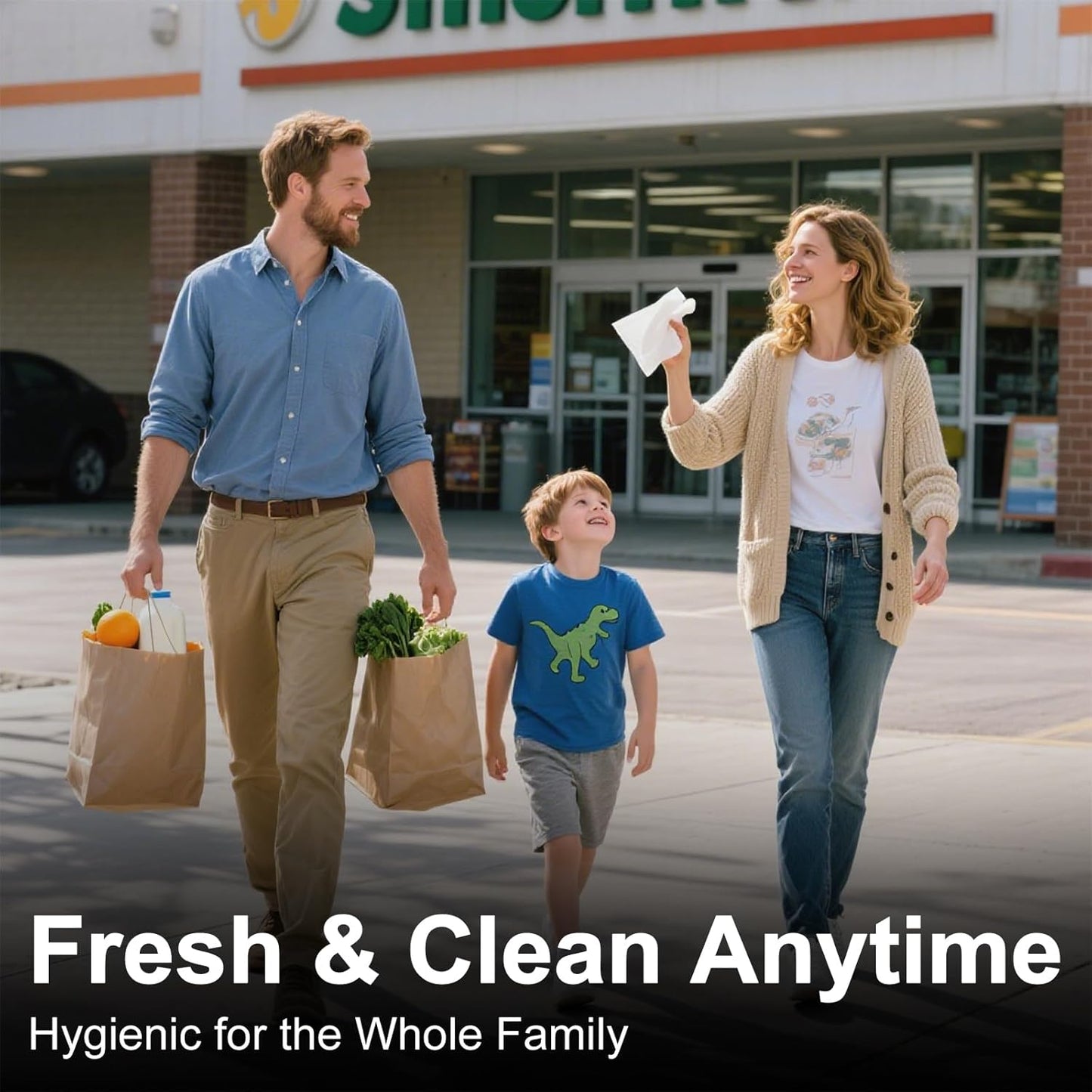 Premium Hand Sanitizing Wipes, 100 Count Non-Woven Wet Wipes Travel Size, Aloe Vera Scent, 70% Alcohol, Individually Wrapped, for Home, Office & Outdoor, Drawstring Bag Included