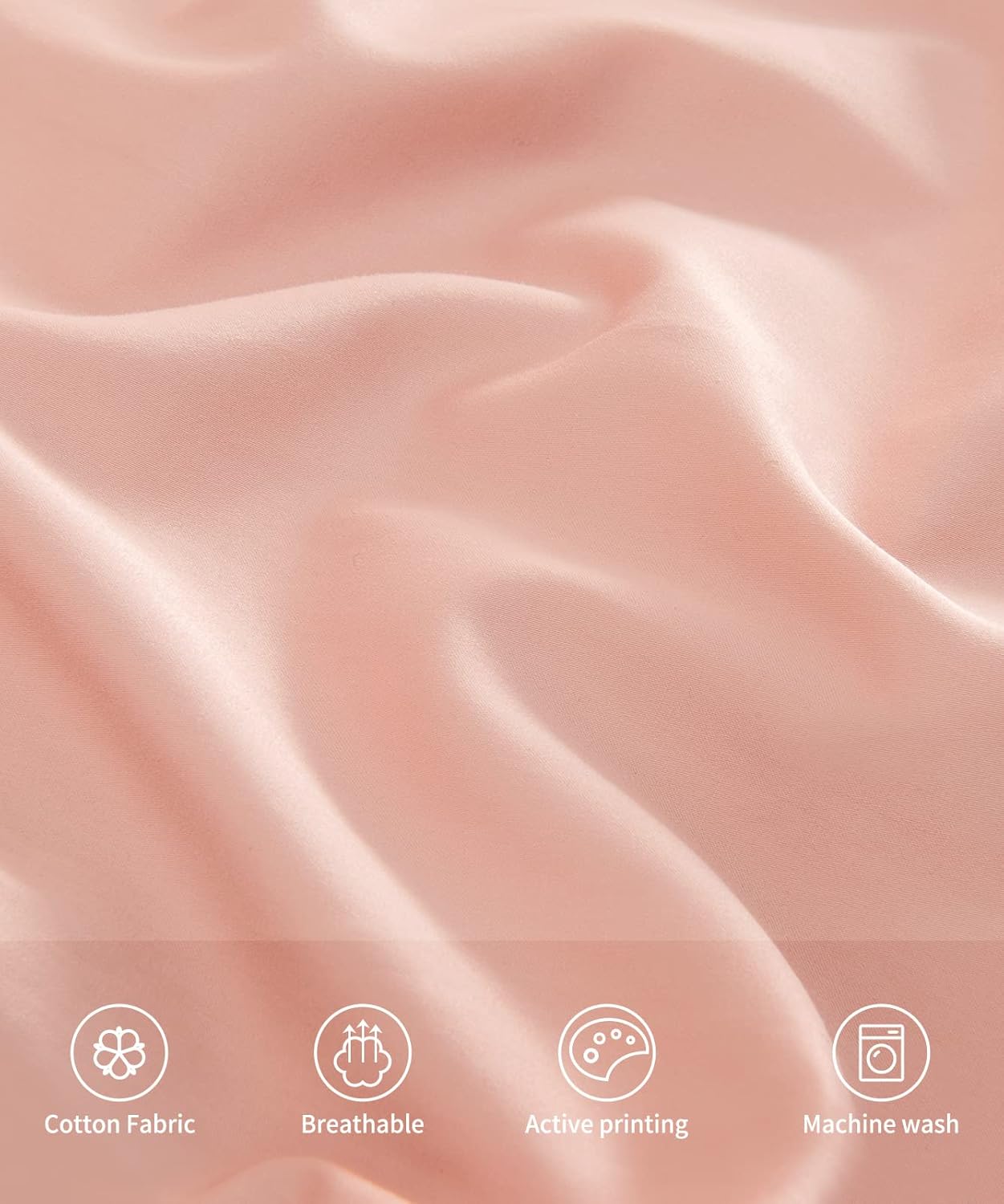 Warmstar Cotton Pillow Cases King Size Set of 2, 600 Thread Count Pillowcases 20x36 Inches, Soft Long Staple Cotton Pillowcases Breathable with Envelope Closure,Pink