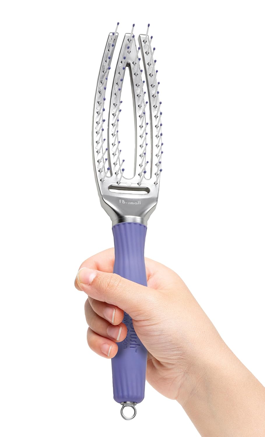 Olivia Garden Finger Brush Scalp-Hugging & Vented Paddle Hair Brush FB-SM (Small)