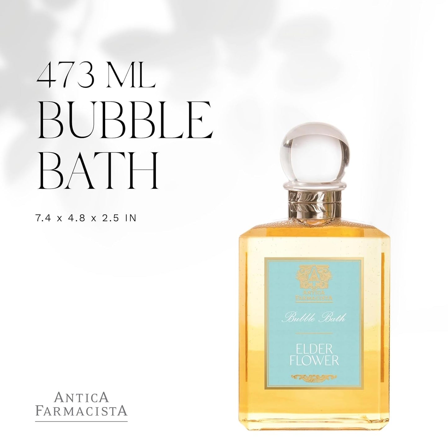 Antica Farmacista Elderflower Bubble Bath, 16 Fl Oz
