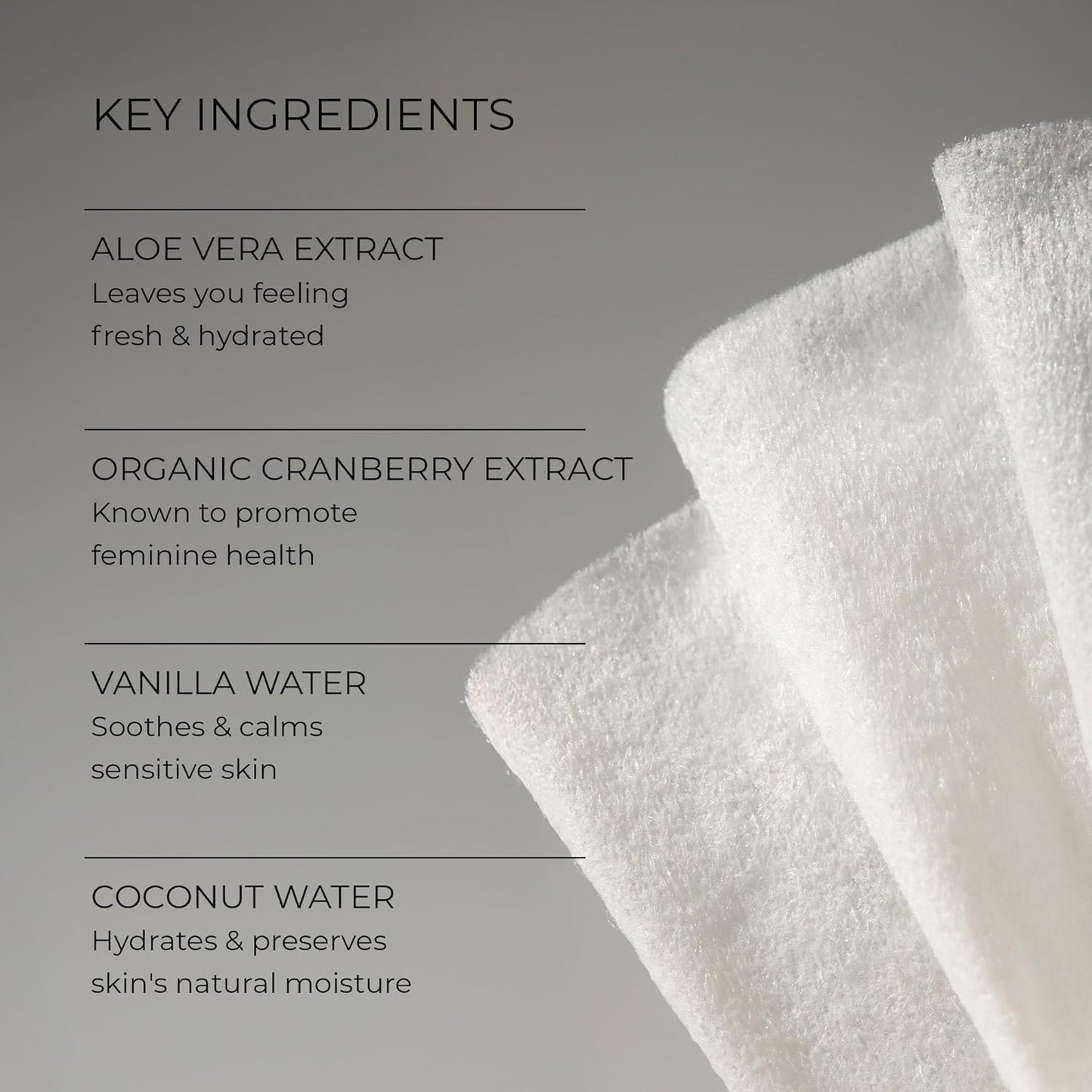 Woo More Play Freshies: All-Natural Feminine Intimacy Towelette Wipes with Coconut Oil and Aloe Vera, Promotes Feminine Health & Helps Alleviate Irritation - Vegan and Cruelty Free, 10ct