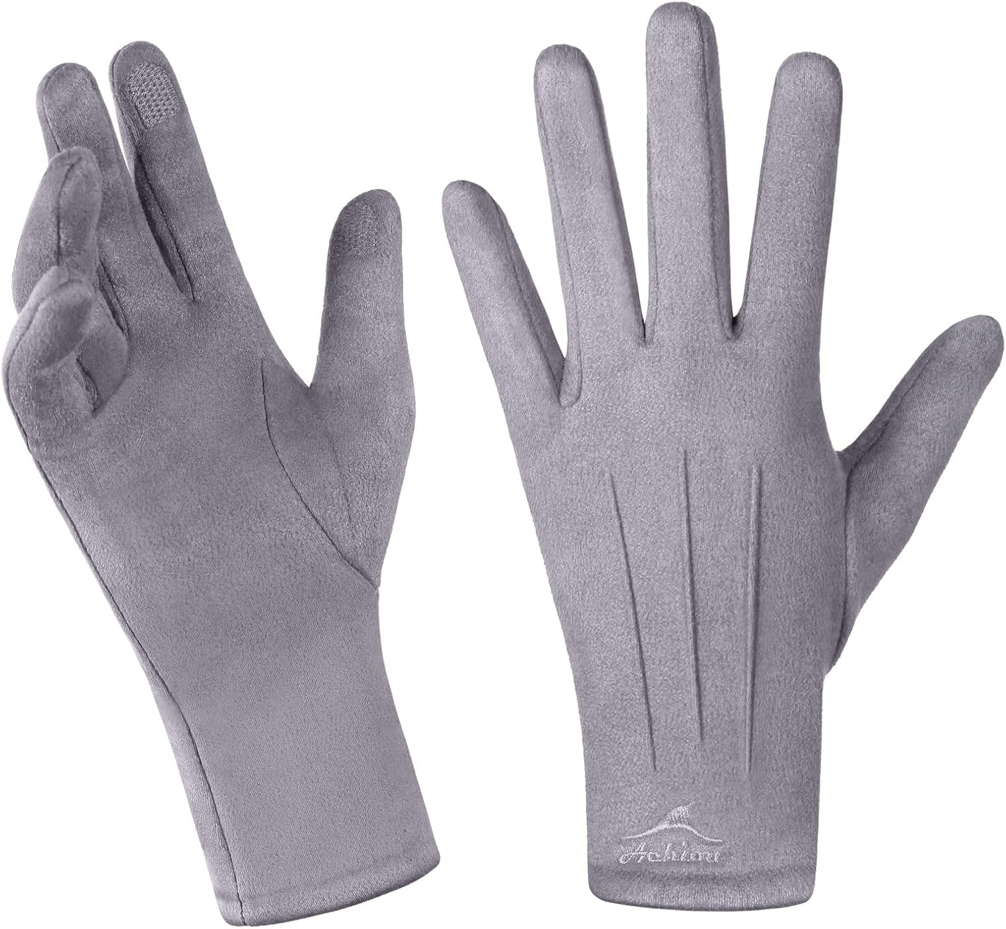 Achiou Women Winter Touchscreen Gloves Soft Comfortable Thermal Elastic Stretch Texting Glove for Traveling, Cycling, Running