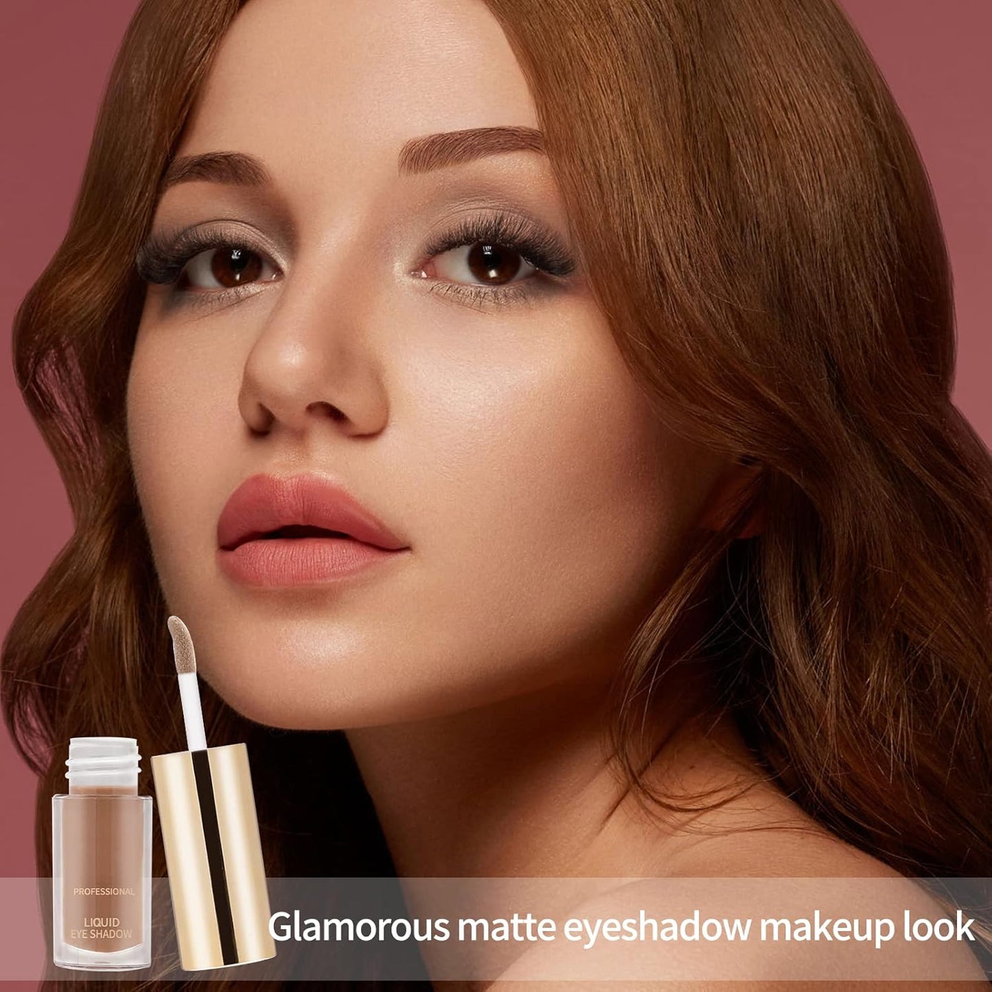 Boobeen Liquid Matte Eyeshadow - Long Lasting Waterproof, Velvet Matte Cream, Neutral Nude Makeup