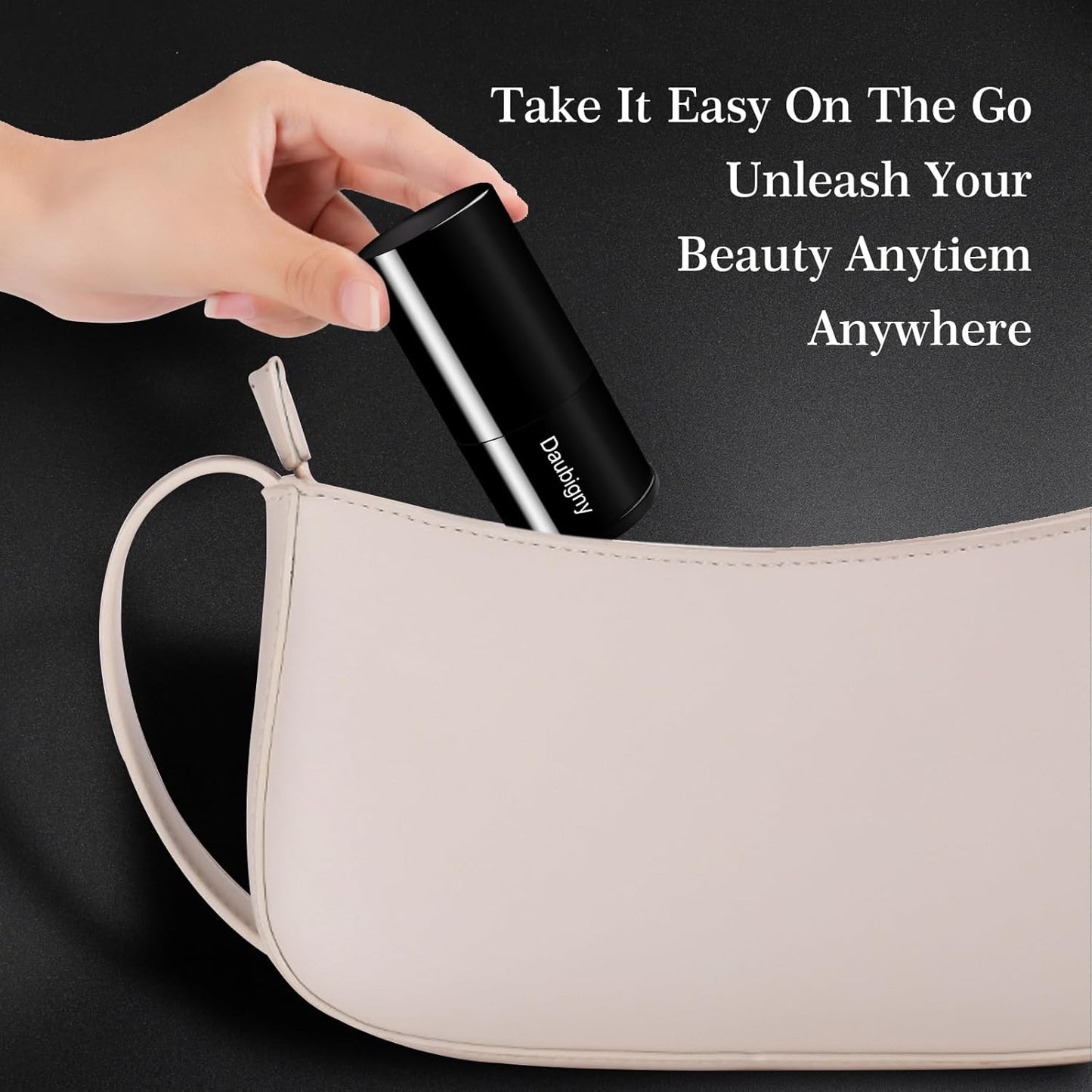 Retractable Kabuki Makeup Brush,Daubigny Powder Brushes Foundation Travel Foundation Brush for Blush Bronzer & Powder…