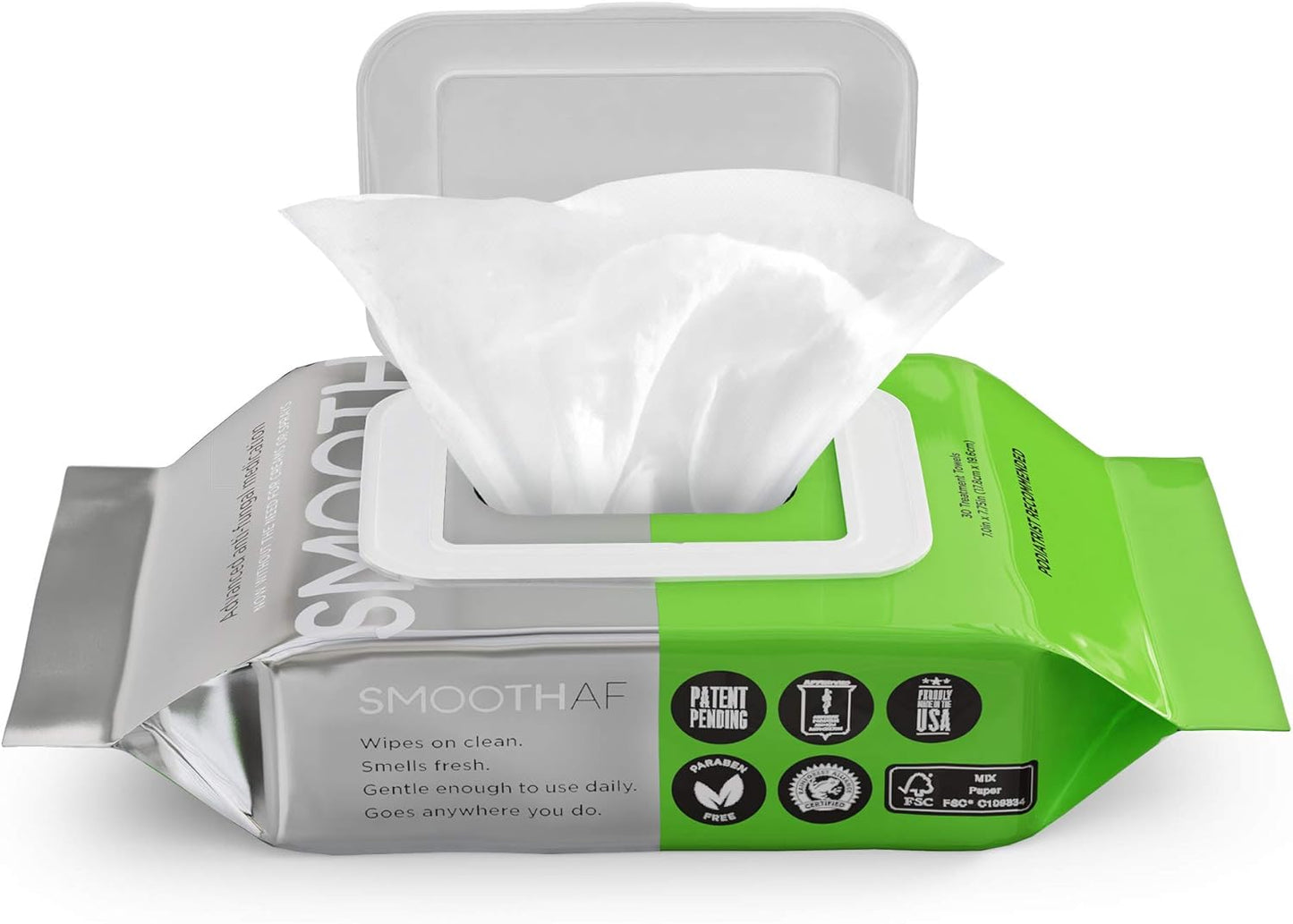 Athlete’s Foot Wipes (30 Count), Ringworm Treatment for Humans, Jock Itch Treatment: Tolnaftate 1% Antifungal Prevents, Relieves: Itching, Burning, Smelly Feet. Clinically Proven, Alcohol-Free