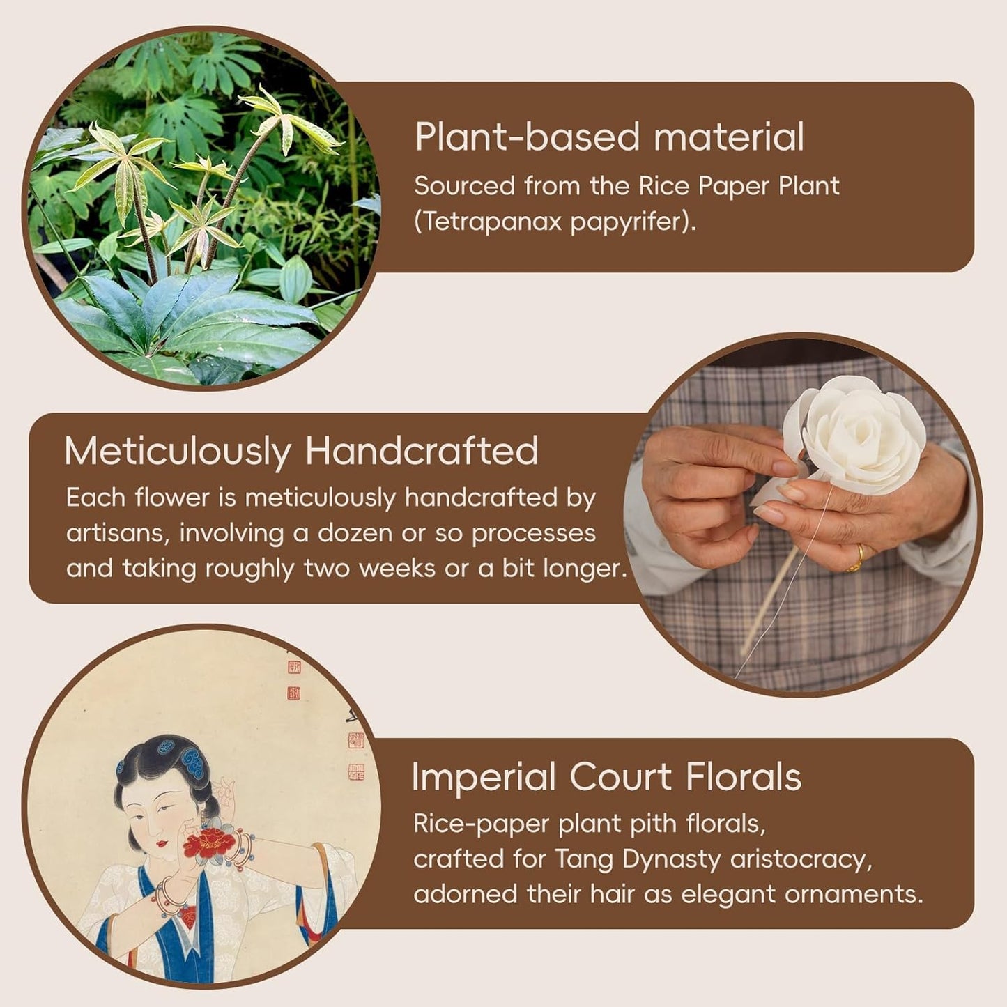 Reed Diffuser Sticks, Reed Diffuser Sticks Flowers, Reed Diffusers Set for Bathroom, Reeds Diffuser for Home, Bedroom Decor, Office,12Pcs, Natural Flower