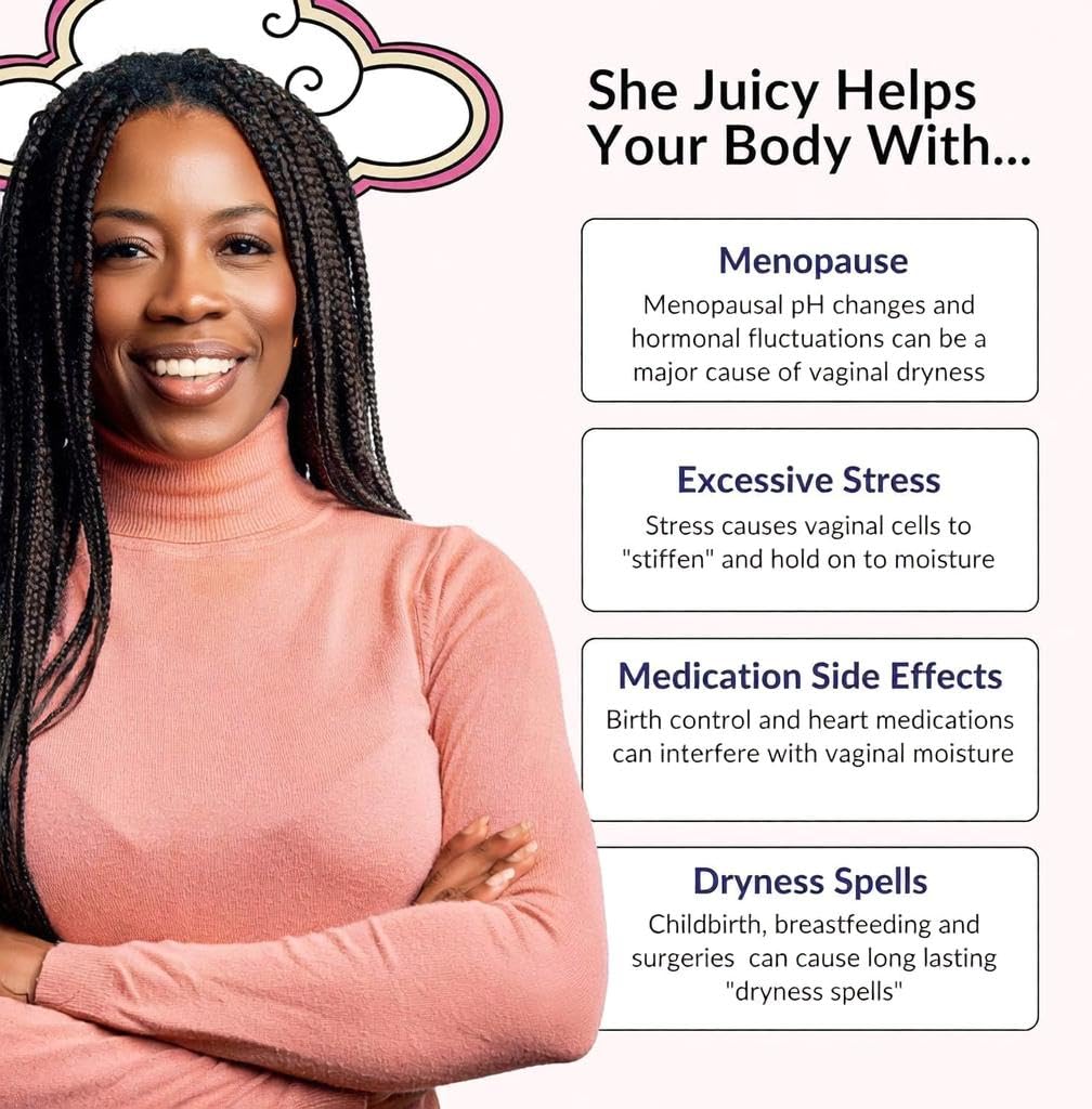 Flower Power Vaginal Moisturizer Capsules | Feminine Care for Women - 60 ct - End Vaginal Dryness with Slippery Elm Bark | Feminine Care for Vaginal Health - Made in USA