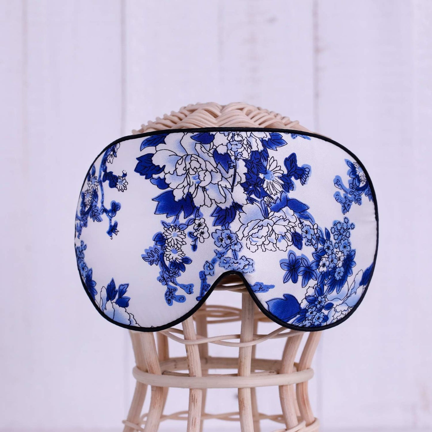 MAXFEEL Feel 100% Pure Silk Eye Mask - Sleep Eye Cover in Floral Colors (#39)