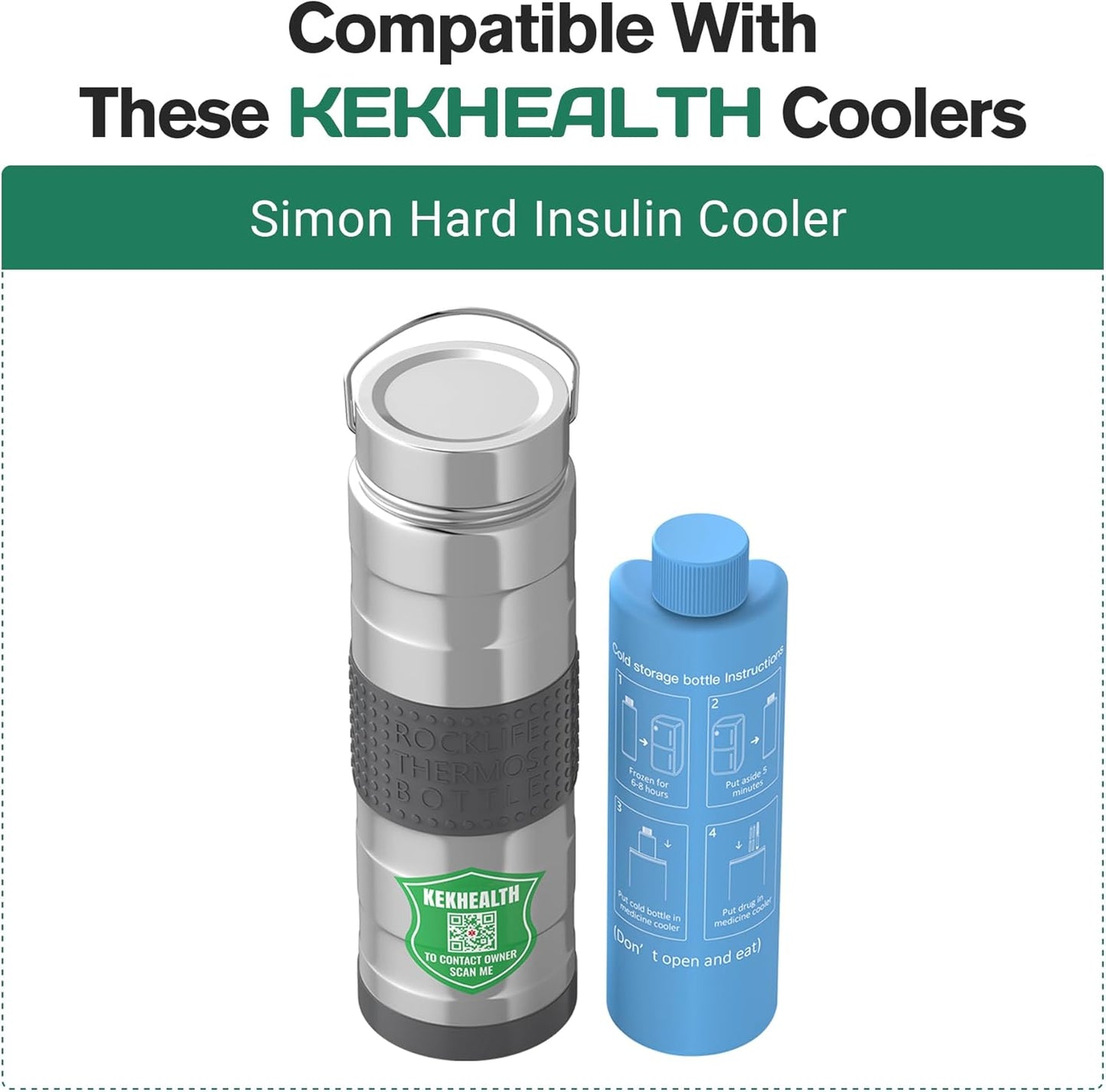 Ice Packs for Insulin Pen Cooler Travel case-74h 7pen Medication Cooler Accessories