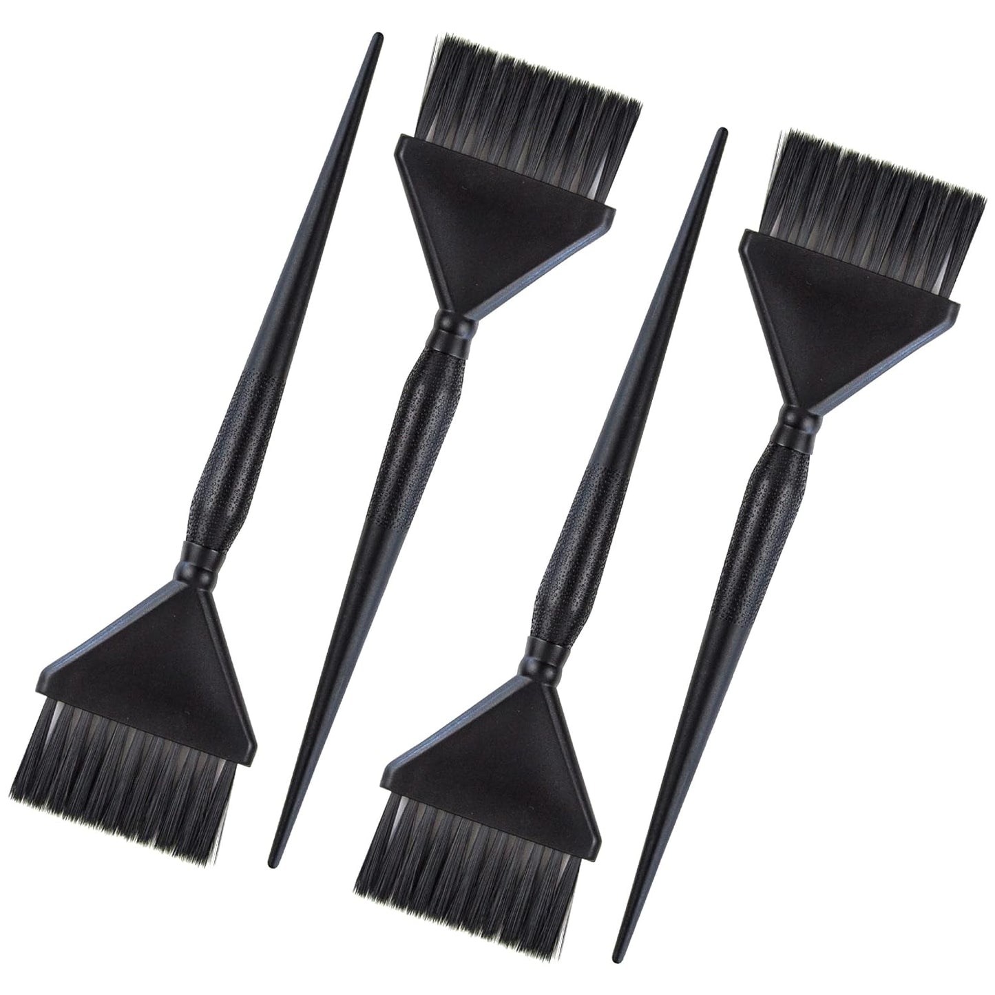 Classic Hair Dye Brushes - 4 Standard Size Tint Brushes for Hair Color - Hair Dye Brush Applicator - Hair Coloring Brush - Color Brushes for Hair Salon - Highlight Brush