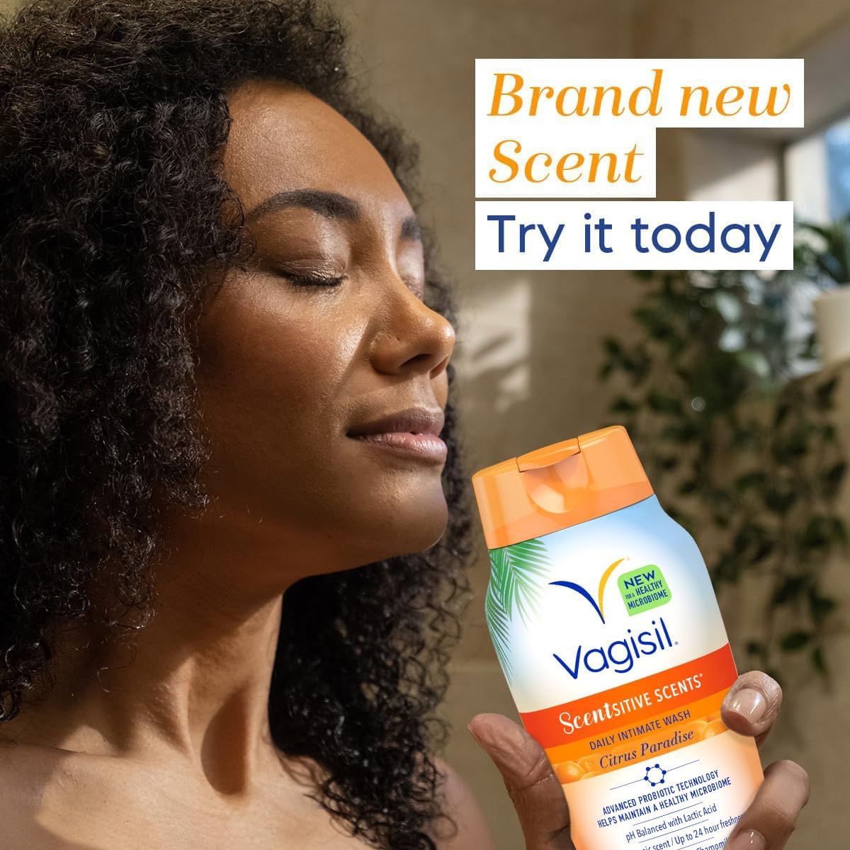 Vagisil Feminine Wash for Intimate Area Hygiene, Scentsitive Scents, pH Balanced and Gynecologist Tested, Citrus Paradise, 12 oz (Pack of 1)