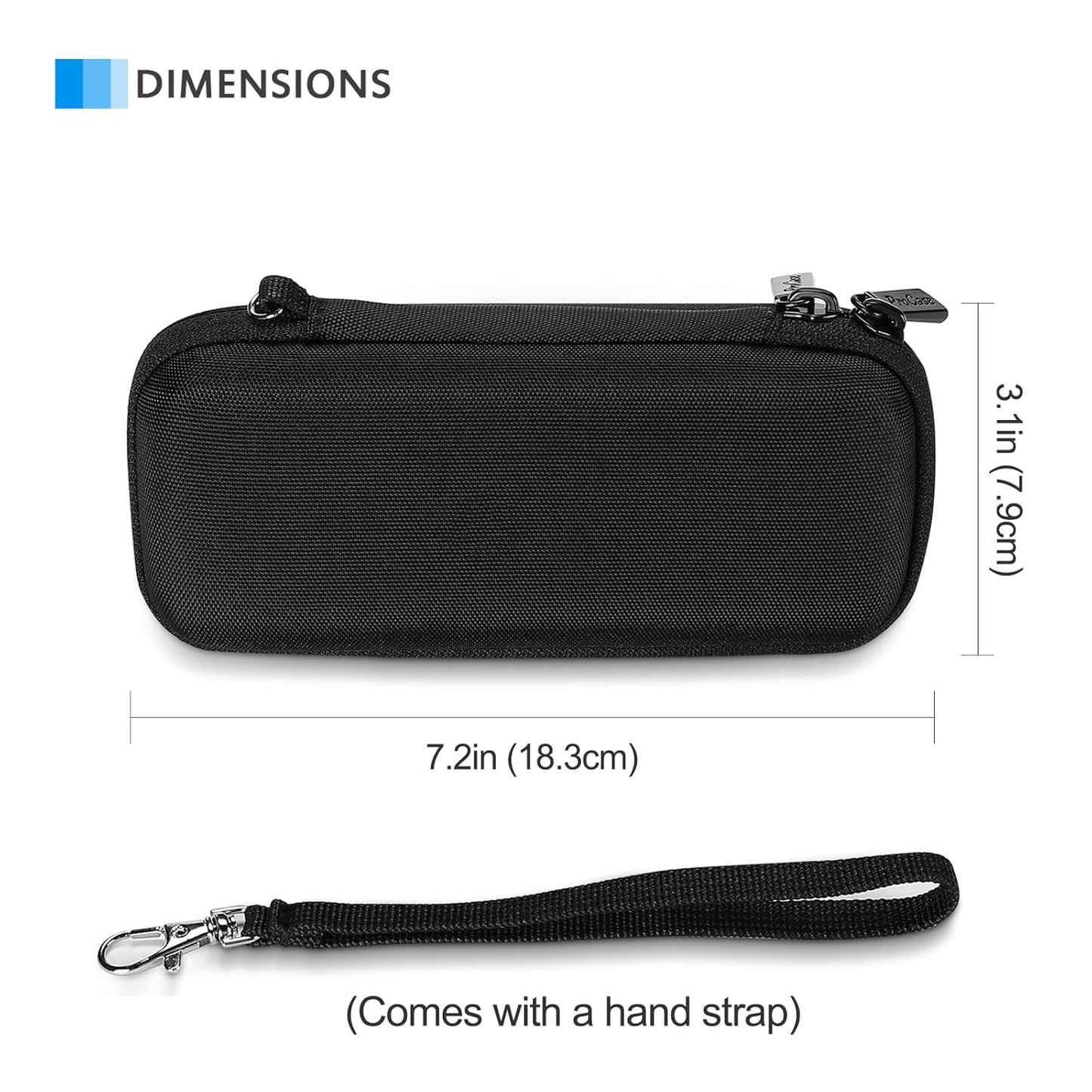 ProCase Hard Case for Electric Trimmer and Shaver, Travel Organizer Carrying Bag for QP2520 QP2530 QP2620 QP2630 -Black