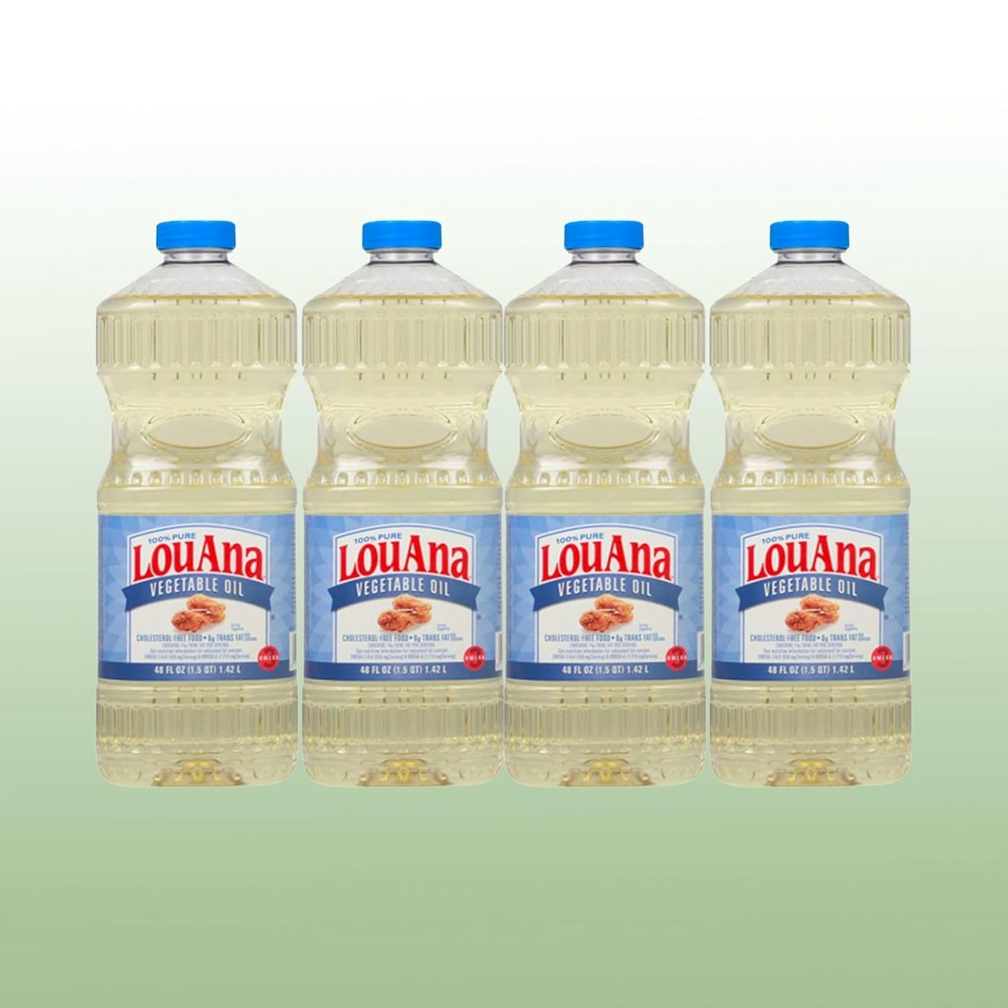 Vegetable Oil 48 fl oz Plastic Bottles 4 Pack
