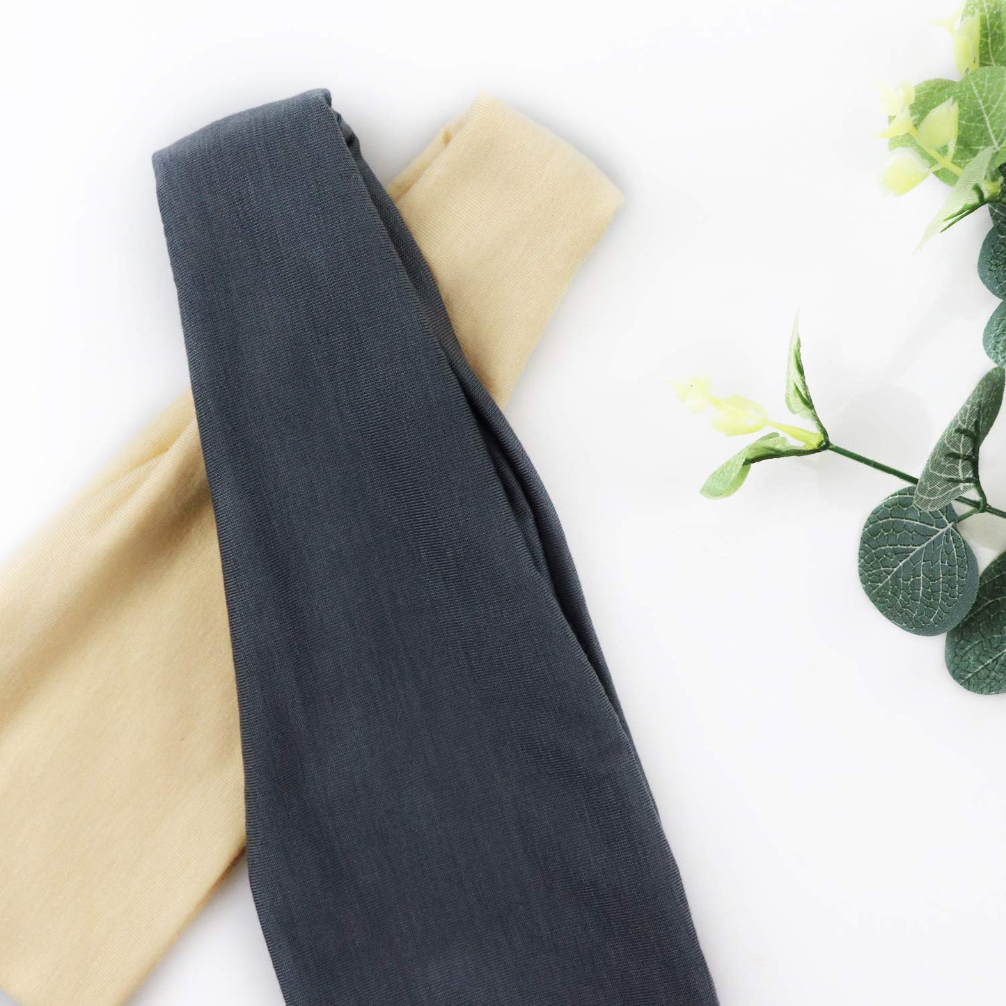 DRESHOW 6 Pack Yoga Sports Headbands for Women Elastic Non-Slip Headbands Running Workout Hair Bands