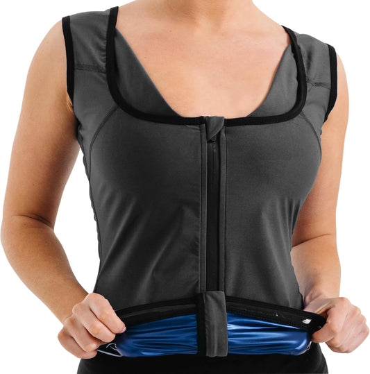RDX Women’s Sauna Vest Heat Trapping Sweat Waist Trainer - Reach Oeko TEX 100 Certified Body Shaper